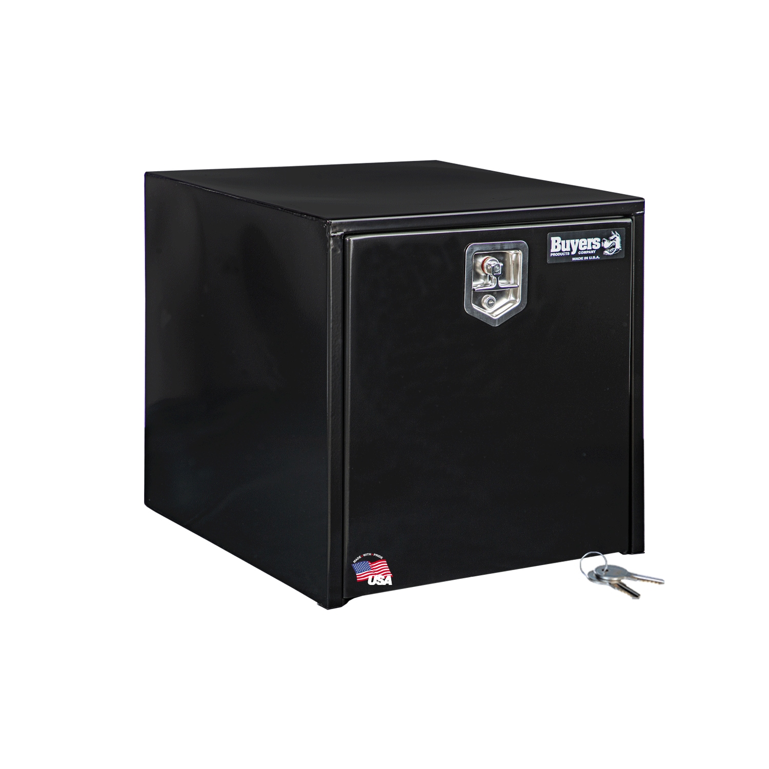 Caja de herramientas para camión en acero negro de 24 pulgadas x 24 pulgadas x 24 pulgadas de Buyers Products