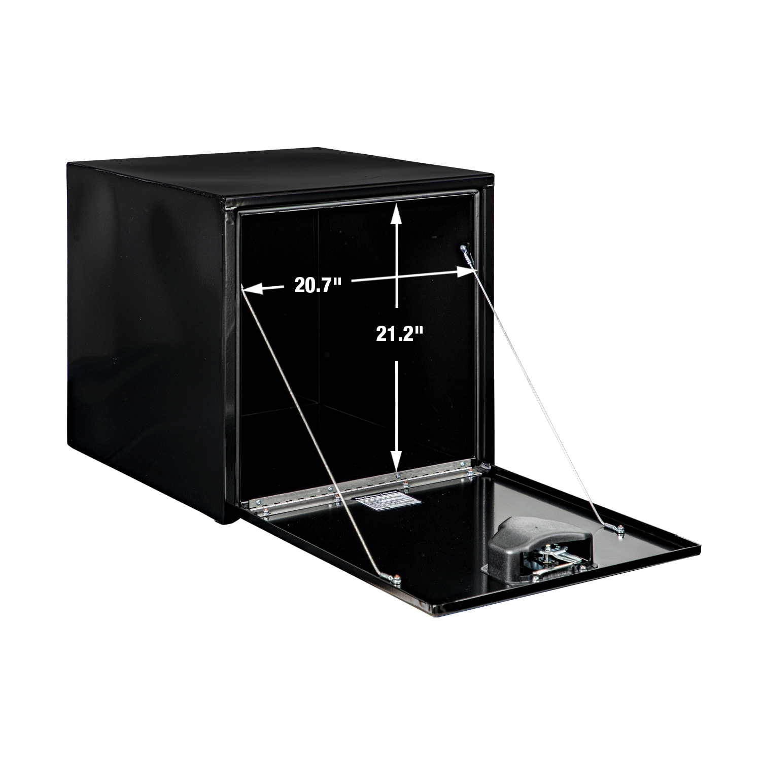 Caja de herramientas para camión en acero negro de 24 pulgadas x 24 pulgadas x 24 pulgadas de Buyers Products