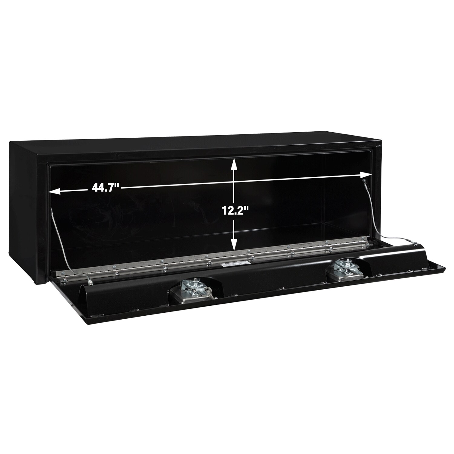 Caja de herramientas de acero negro para camión de 48 pulgadas x 13 pulgadas x 15 pulgadas de Buyer Products