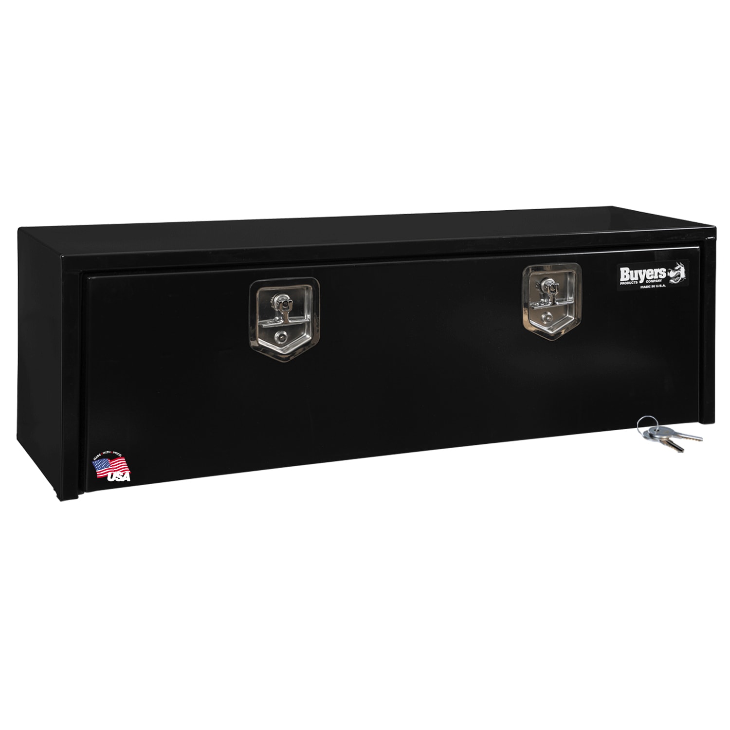 Caja de herramientas de acero negro para camión de 48 pulgadas x 13 pulgadas x 15 pulgadas de Buyer Products