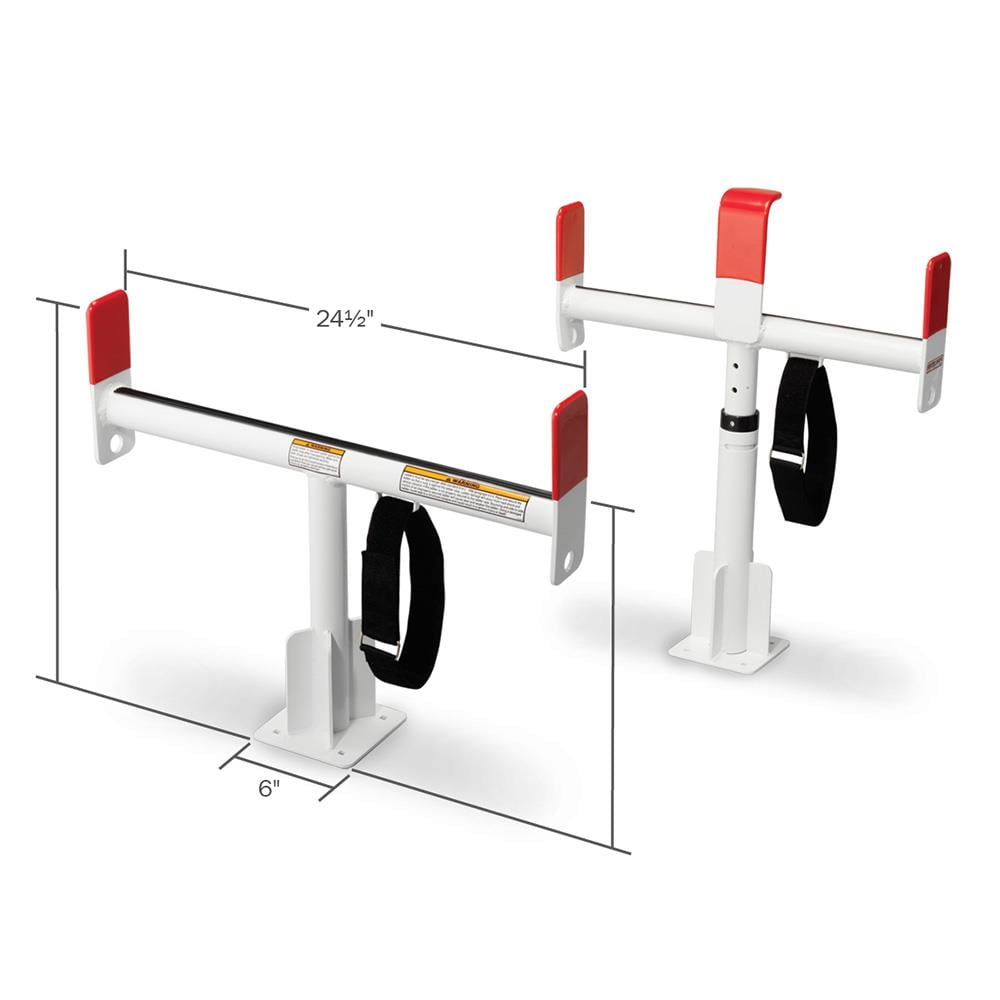 Rack multipropósito de aluminio para techo de 24.5 pulgadas WEATHER GUARD (Incluye herrajes) 1425-3