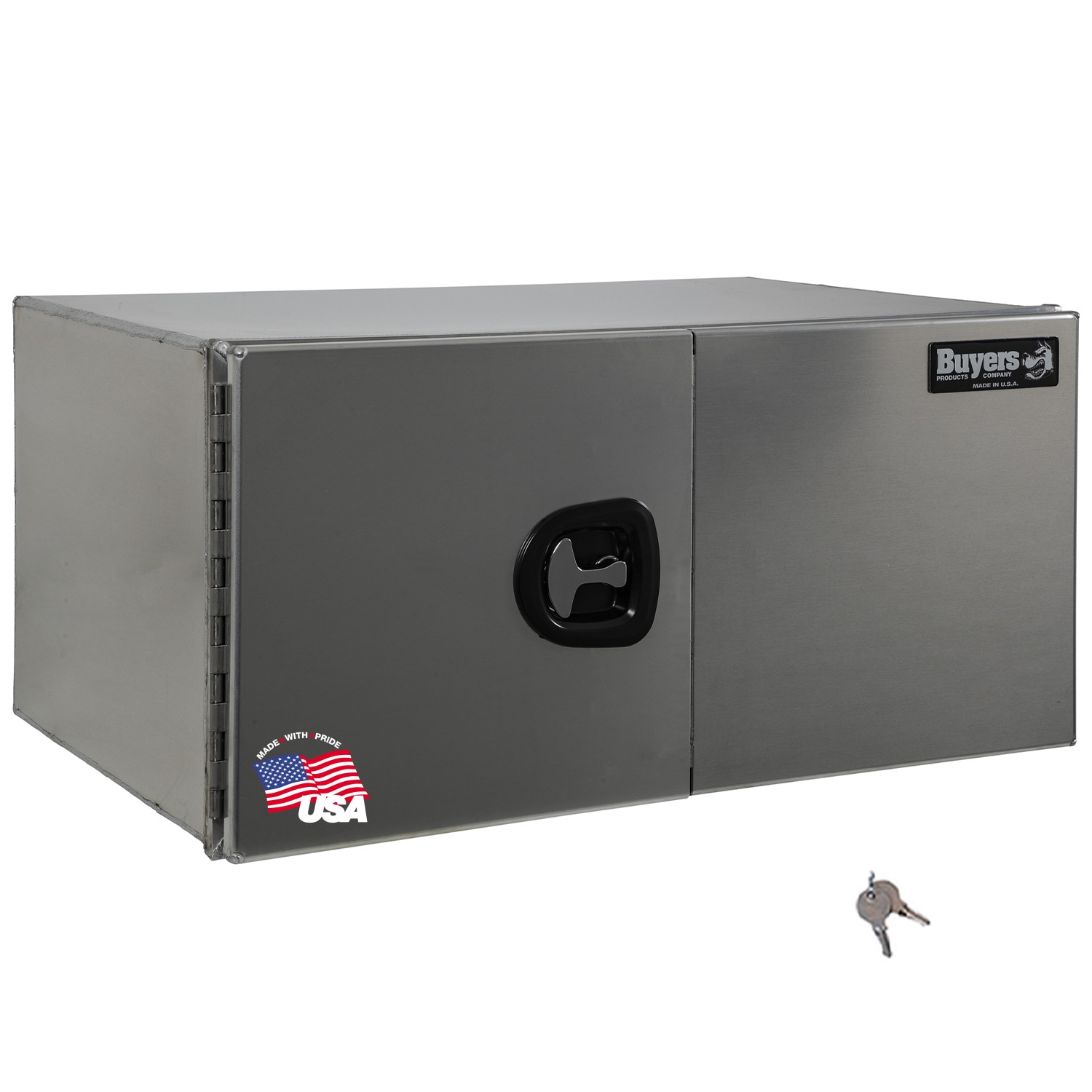 Caja de herramientas para camión de aluminio liso de 36 pulgadas x 24 pulgadas x 24 pulgadas de Buyers Products