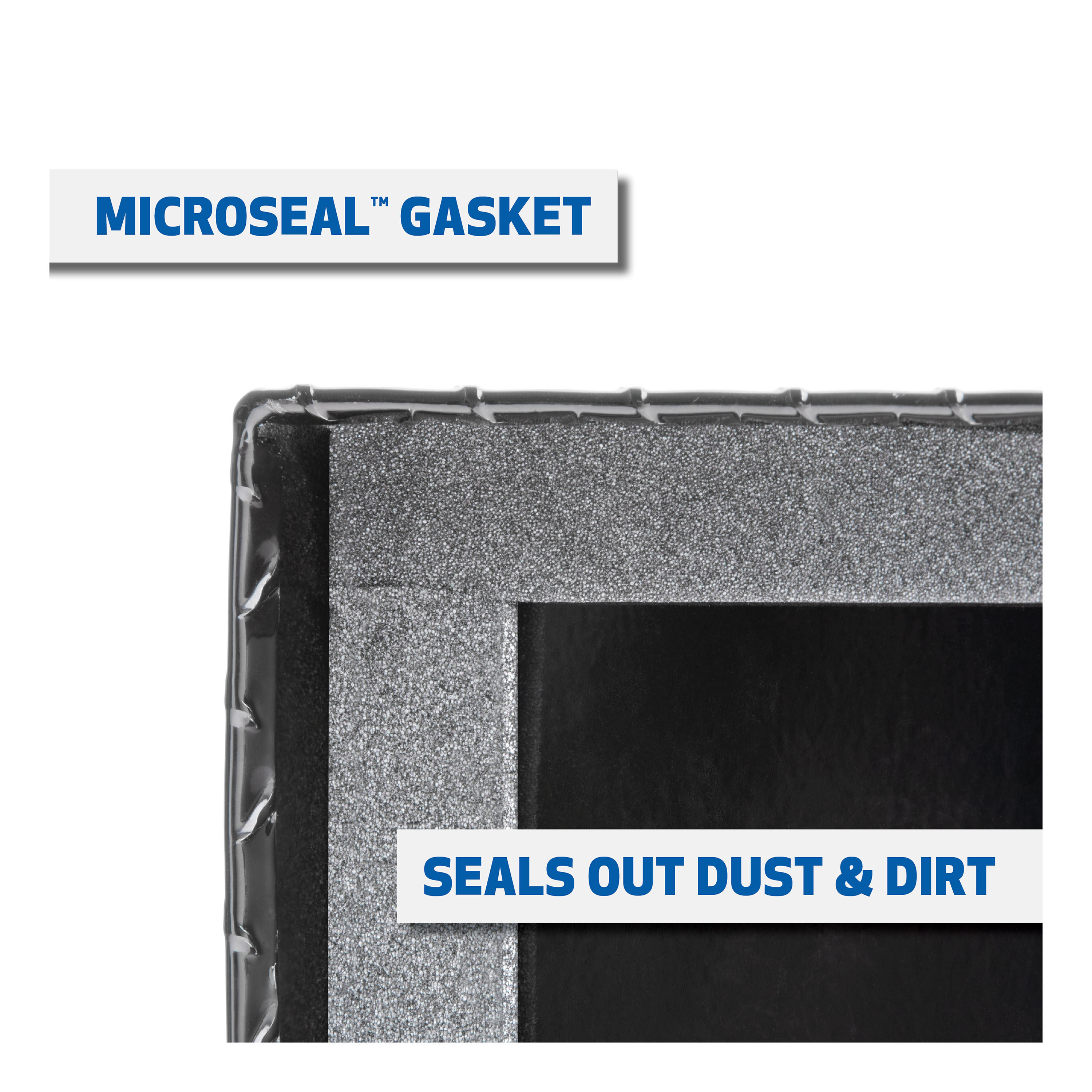 Caja de herramientas cruzada para camioneta de aluminio negro brillante de 63.875 pulgadas x 20 pulgadas x 14.75 pulgadas.