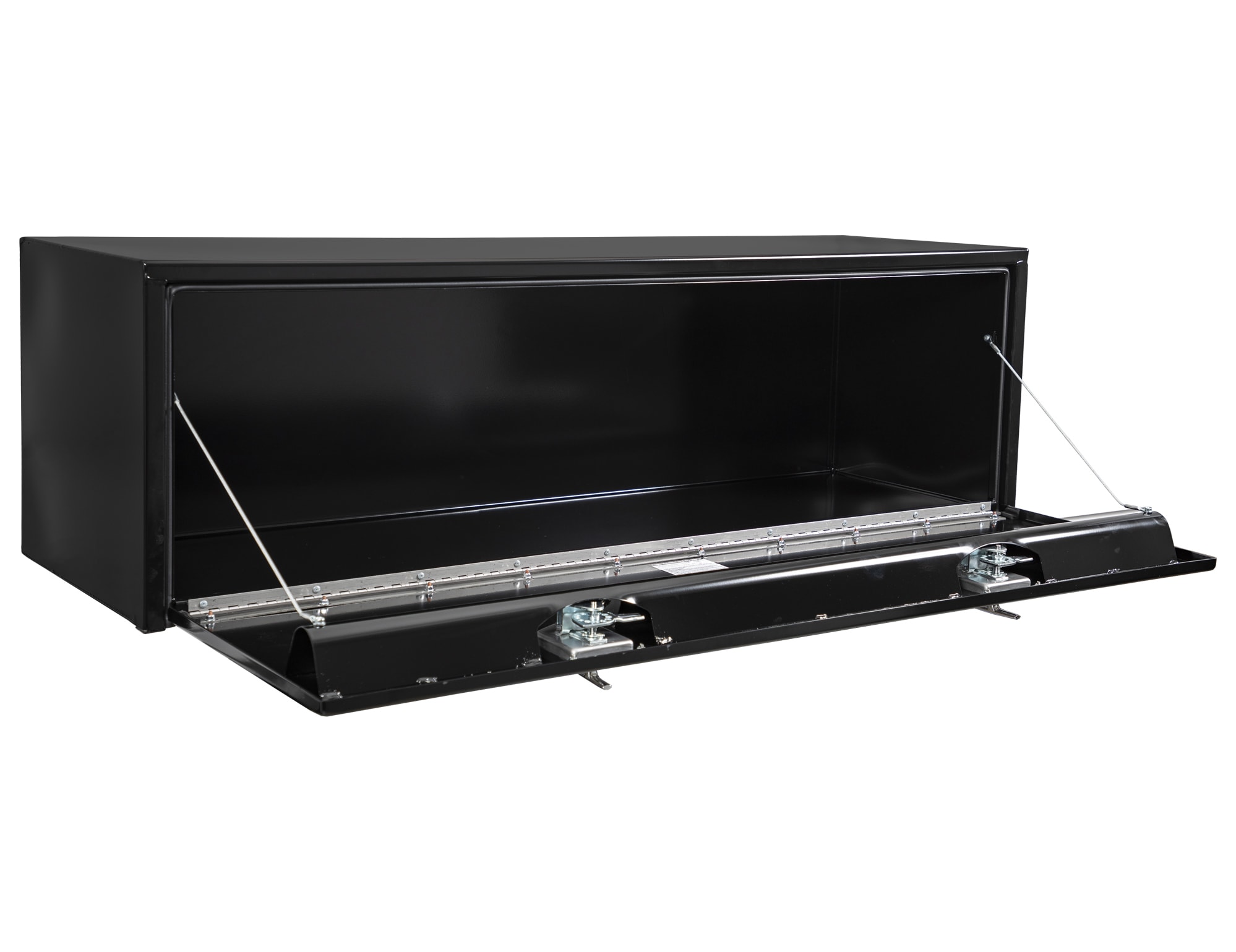 Caja de herramientas para camión de acero negro debajo del chasis de 60.75 pulgadas x 18.5 pulgadas x 18.5 pulgadas de Buyers Products