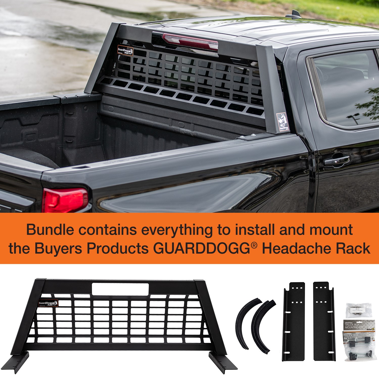Rack Multifuncional de Acero Guard Dogg de 71 pulgadas para techo (Incluye Herrajes) 851560