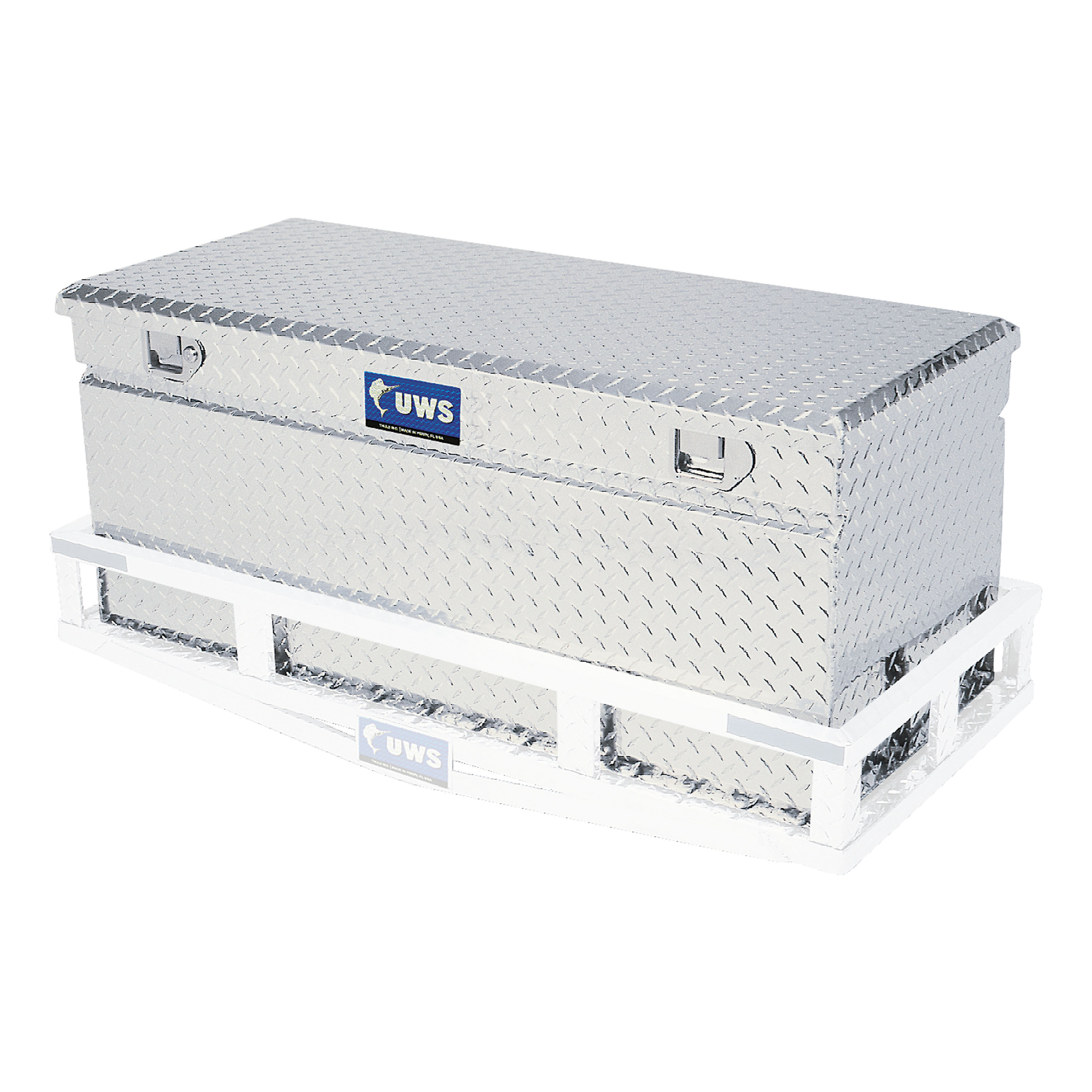 Caja de herramientas para camioneta de aluminio brillante de 47.875 pulgadas x 20.750 pulgadas x 21.250 pulgadas UWS EC20261