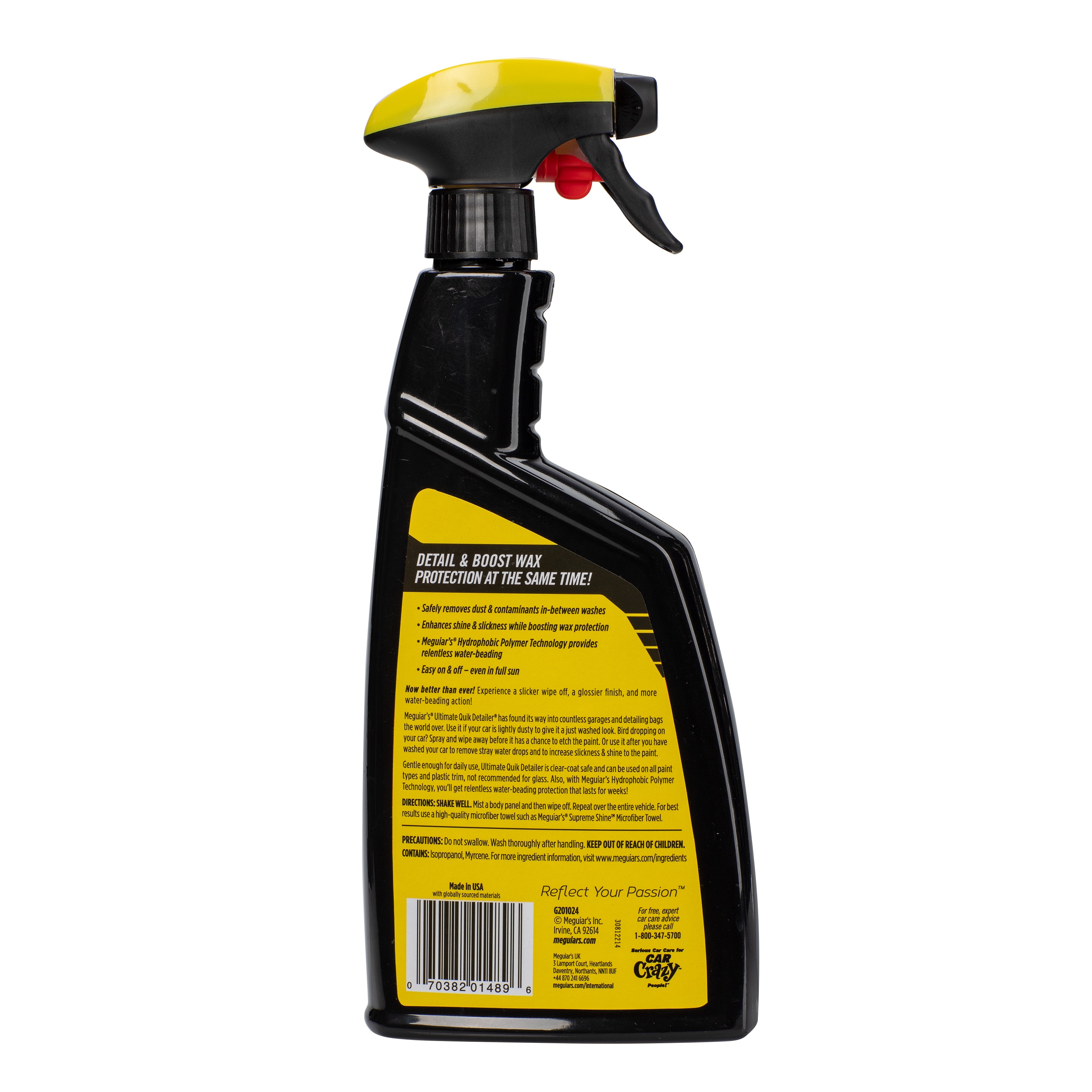 Meguiar's Ultimate Quik Detailer de 24 onzas líquidas - Cera para exterior de auto G14422