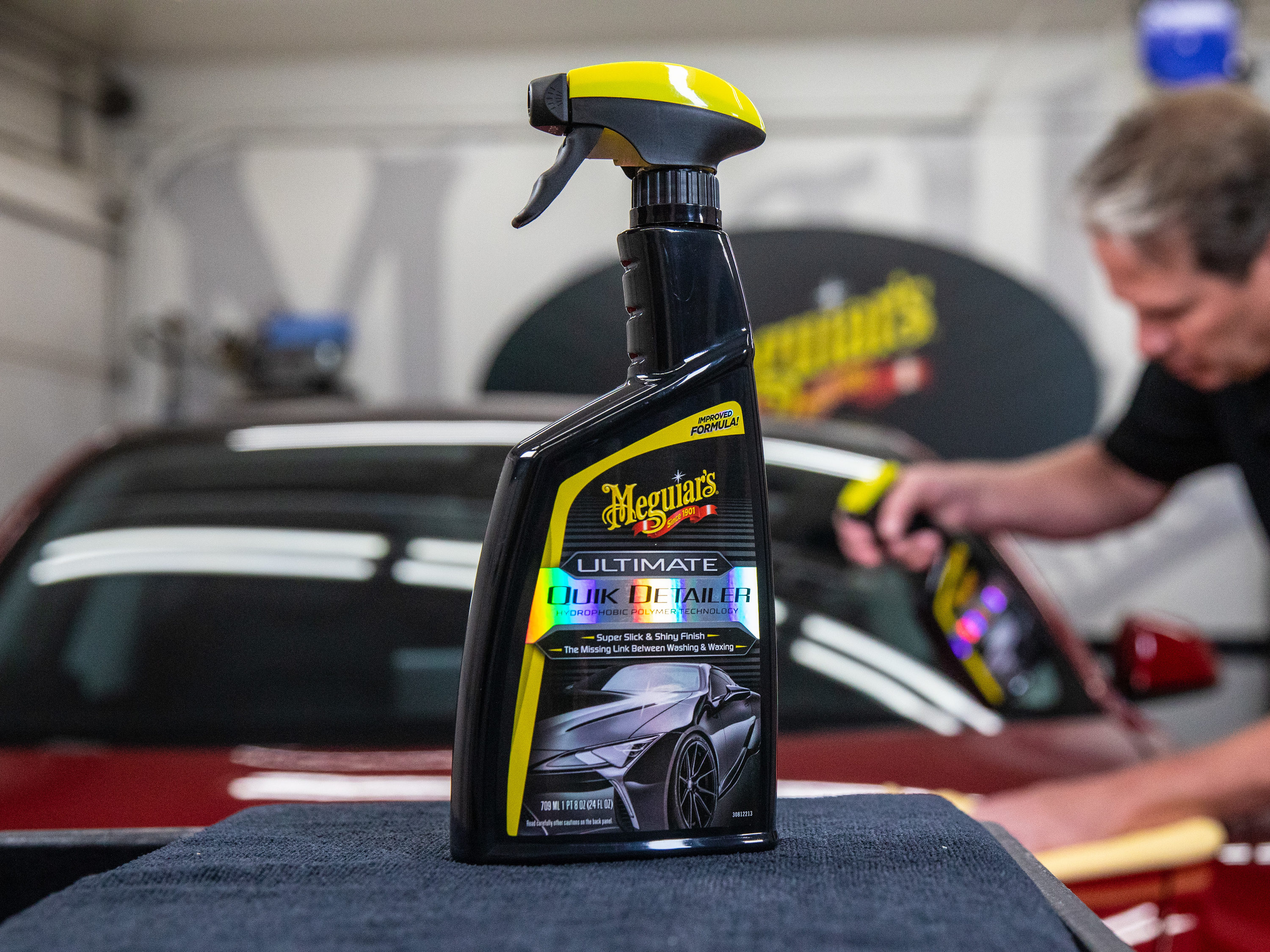 Meguiar's Ultimate Quik Detailer de 24 onzas líquidas - Cera para exterior de auto G14422