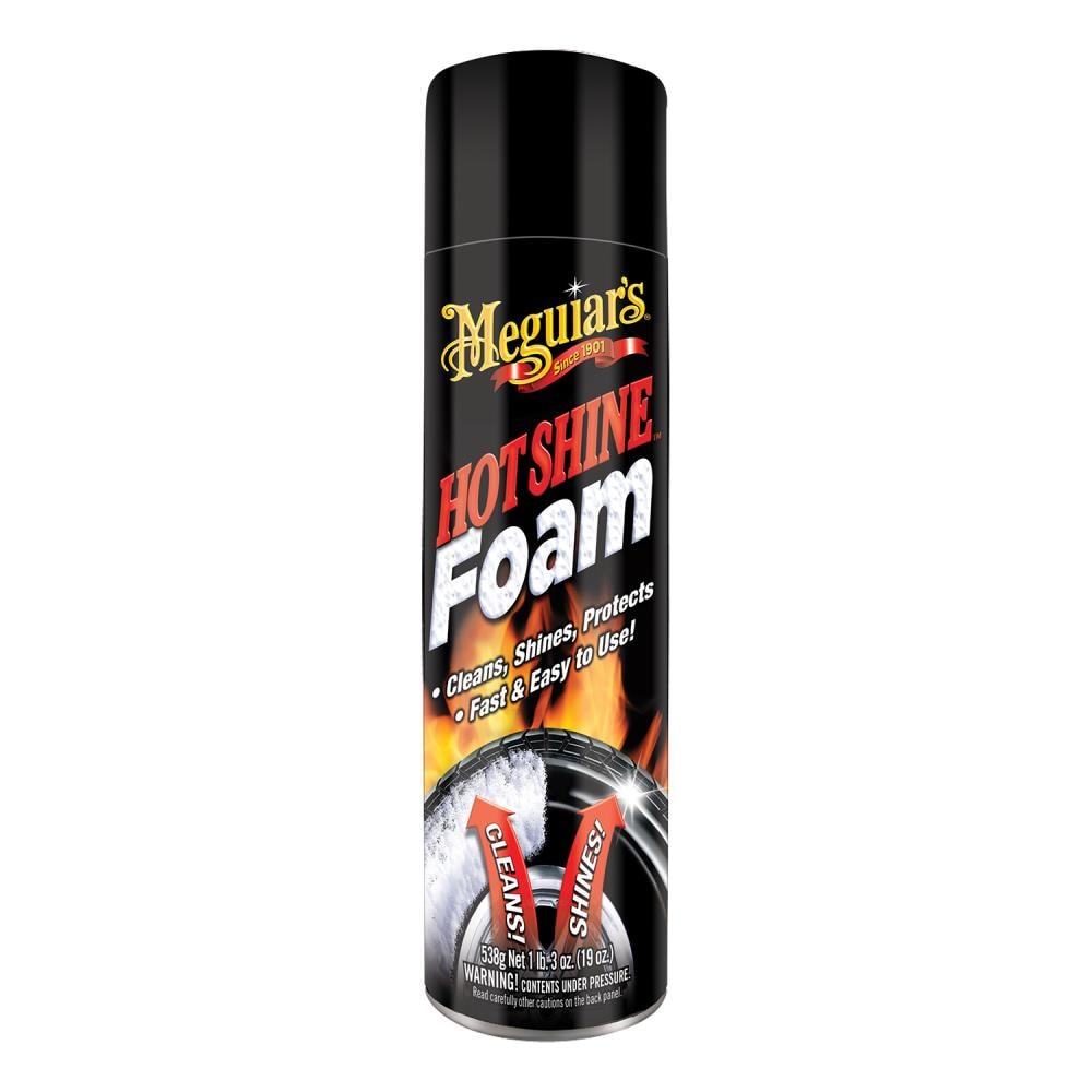 Espuma para llantas Meguiar's Hot Shine de 19 onzas para lavado del exterior del auto G13919
