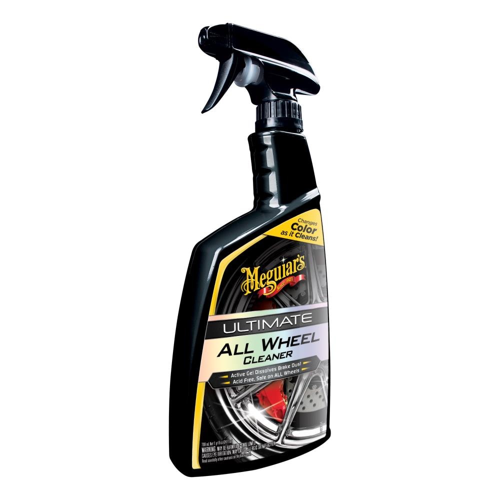 Limpiador definitivo para todas las ruedas de Meguiar's 24 onzas líquidas. Limpieza exterior de coche G180124.