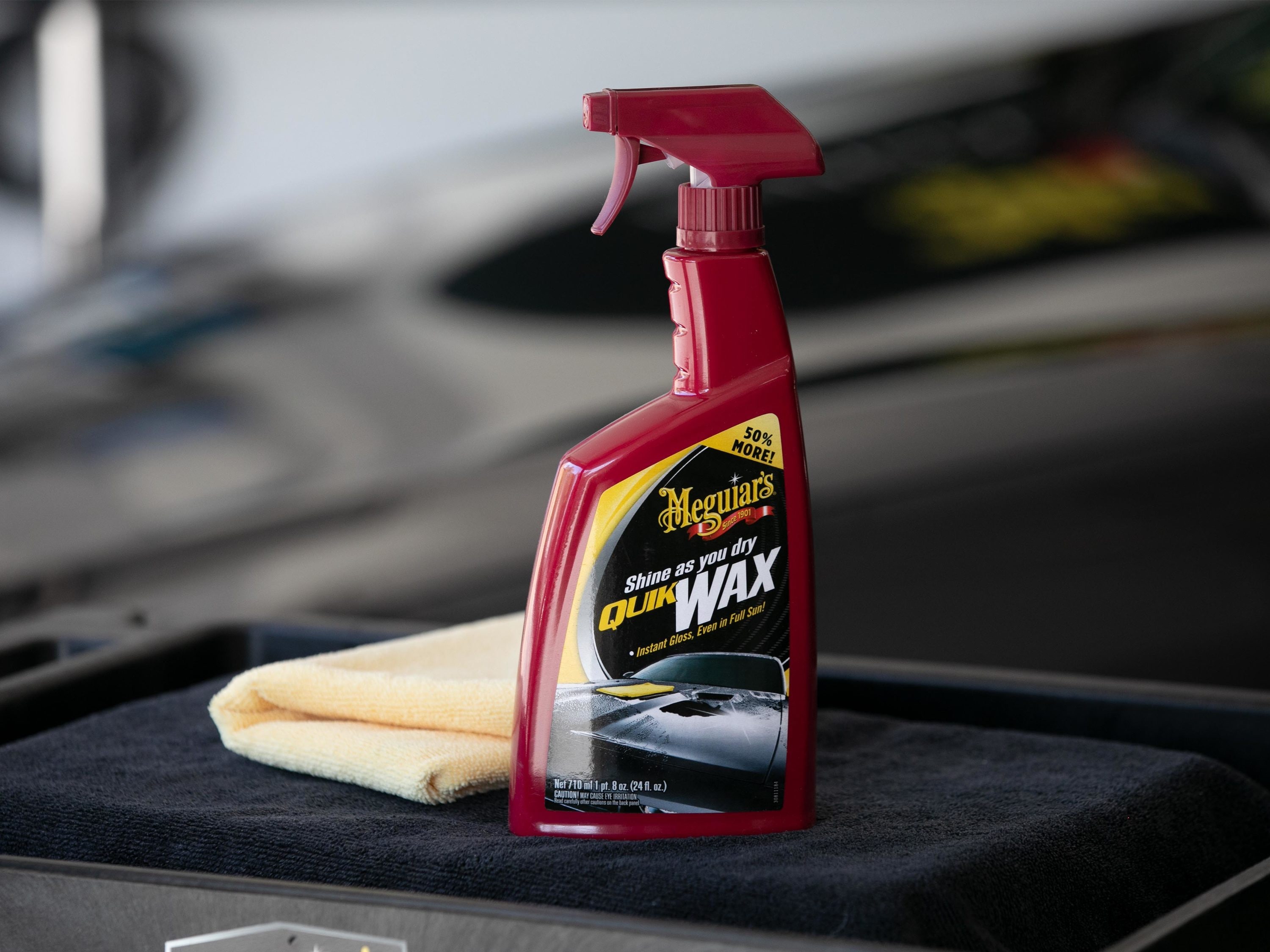 Cera para el Exterior del Auto de 24 onzas líquidas Meguiar's Quik A1624