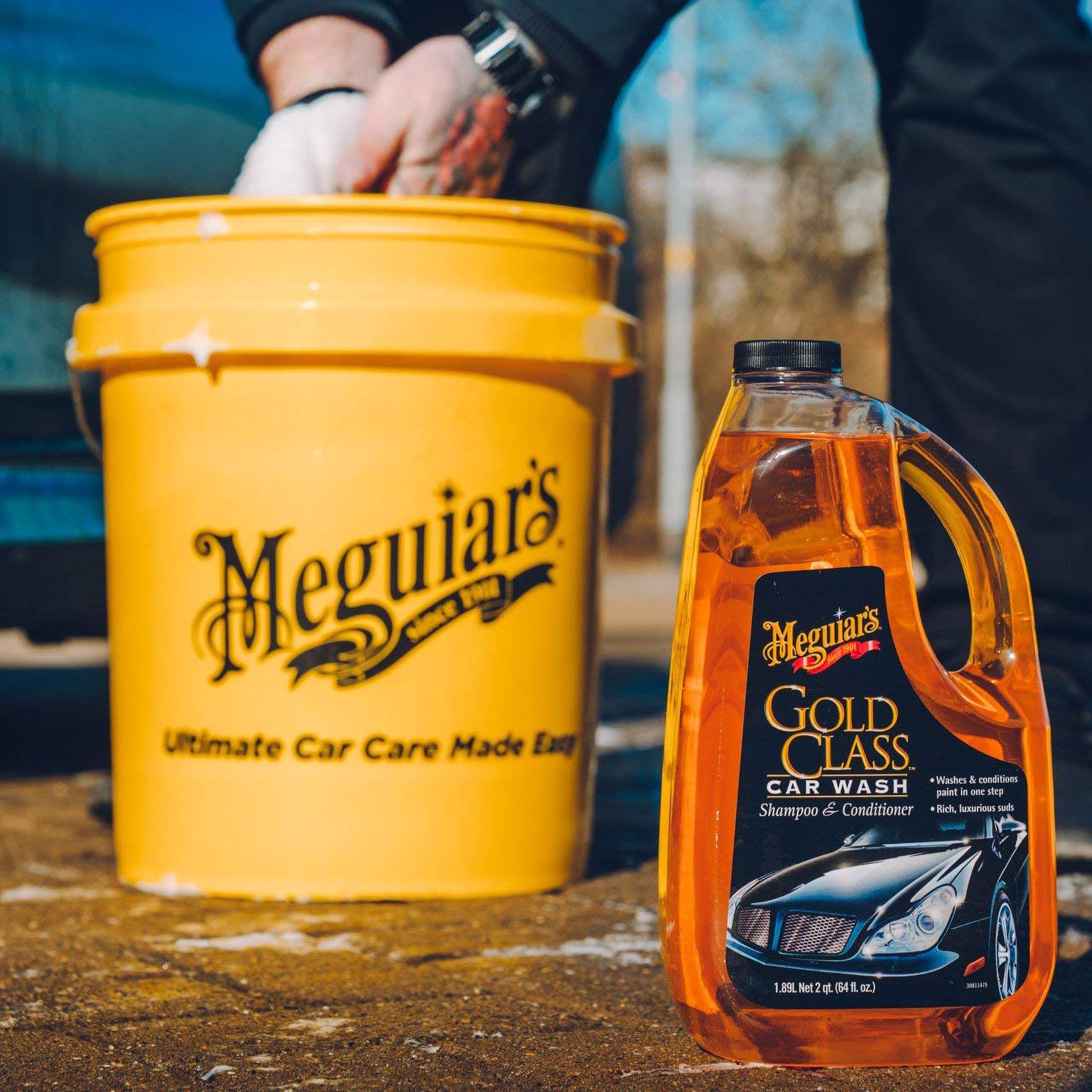 Meguiar's Gold Class 64 onzas de líquido para lavado de exterior de automóviles G7164