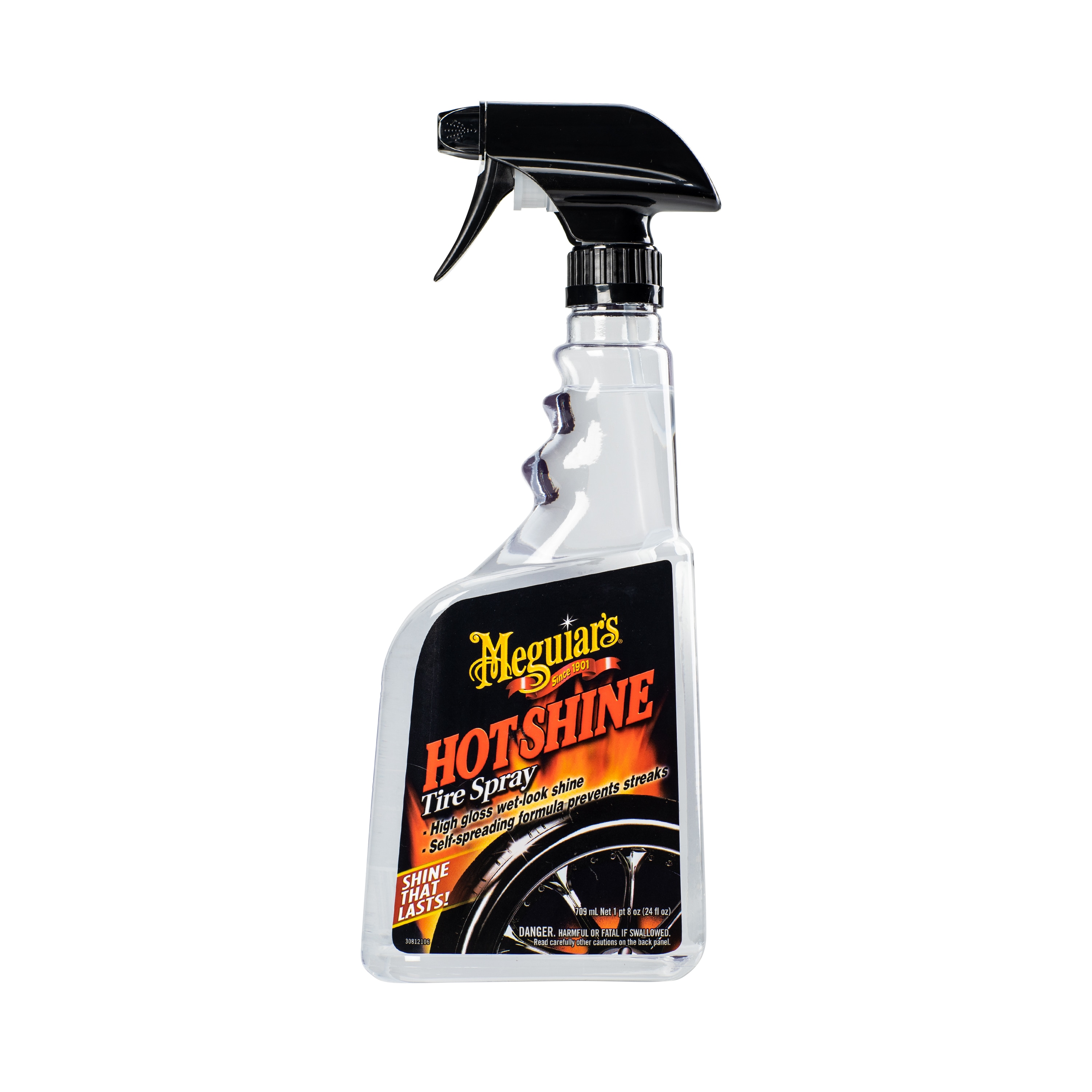 Meguiar's Hot Shine Spray para Llantas 24 Onzas Limpieza Exterior de Auto G12024