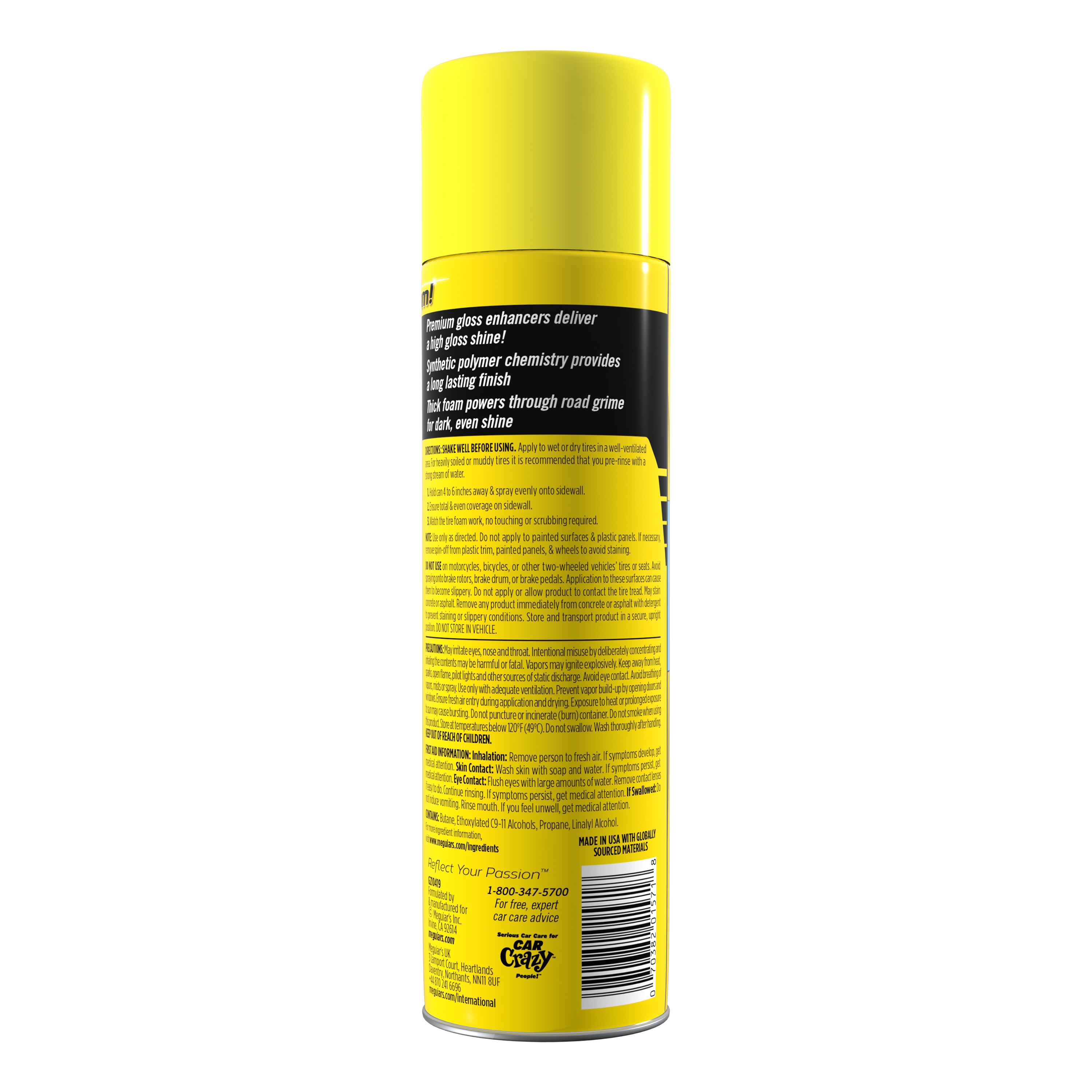 Espuma para lavado exterior de automóviles Meguiar's Ultimate Insane Shine de 19 onzas fluidas