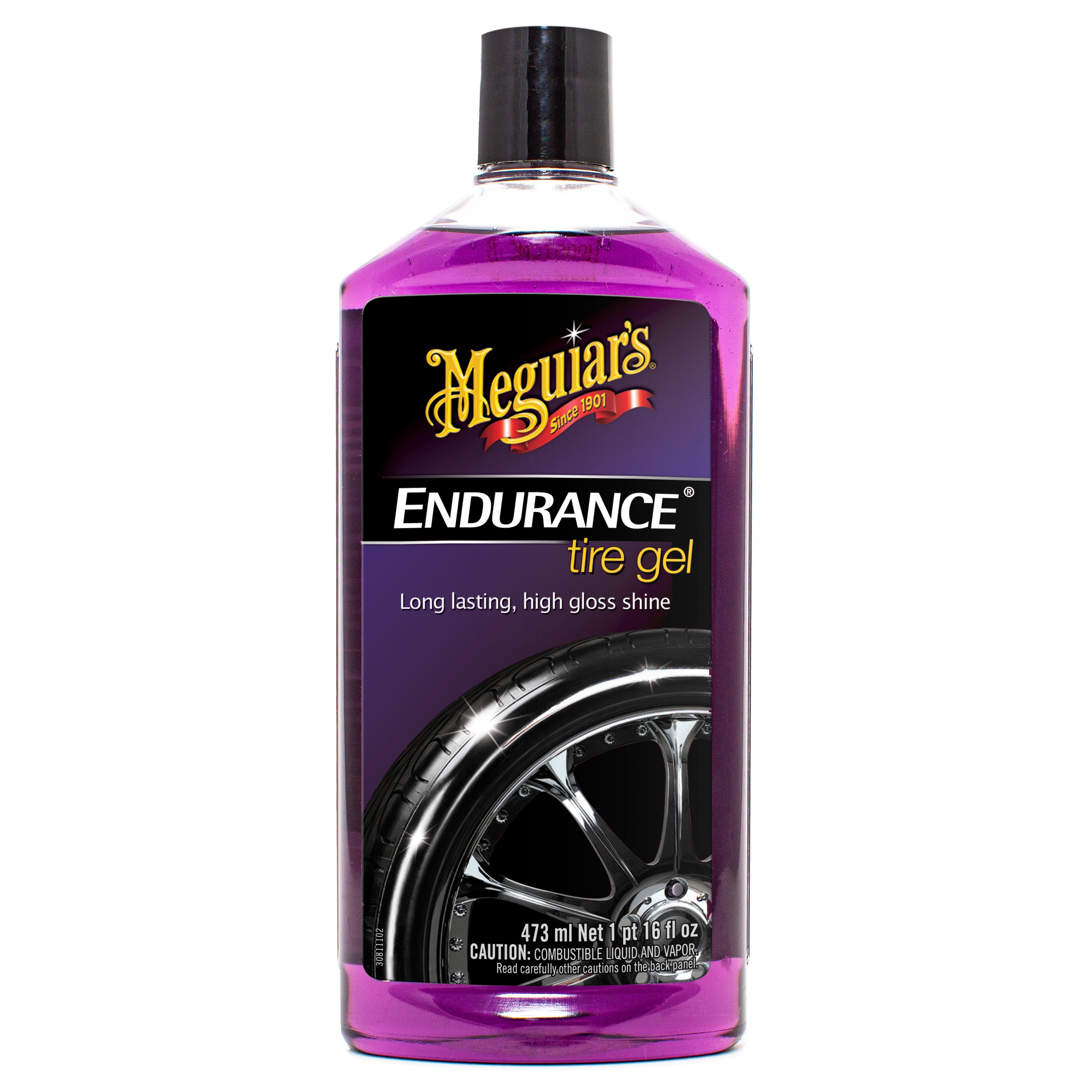 Gel para llantas de larga duración Meguiar's 16 onzas líquidas - Lavado exterior de automóviles G7516