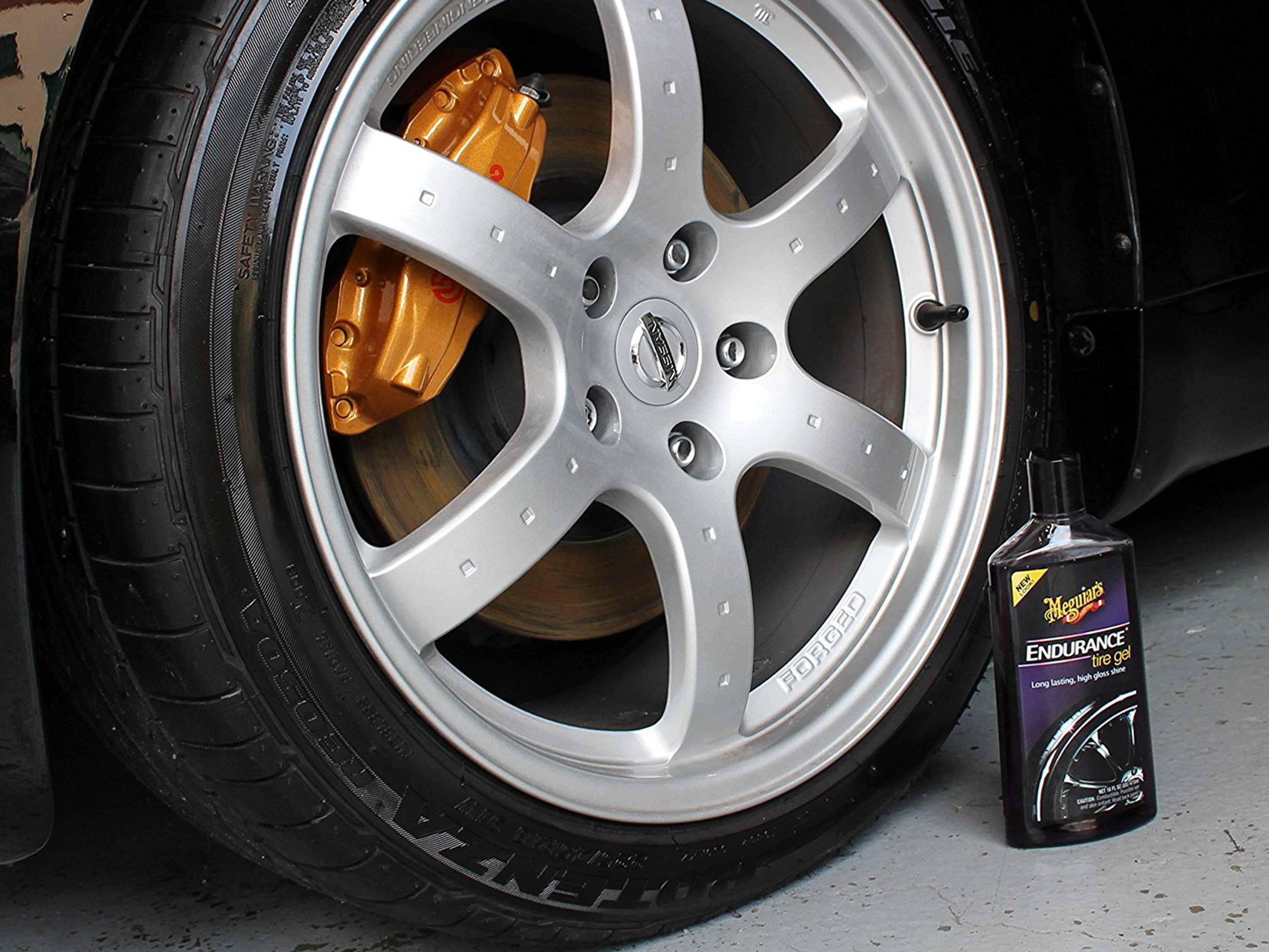 Gel para llantas de larga duración Meguiar's 16 onzas líquidas - Lavado exterior de automóviles G7516