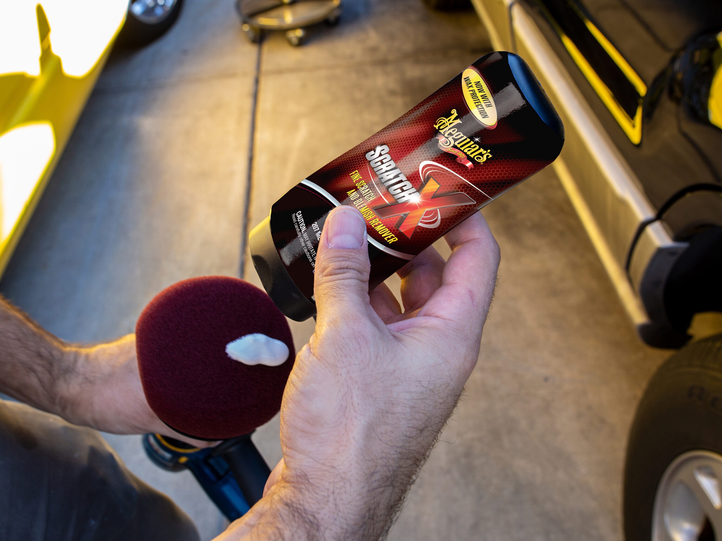 Removedor de imperfecciones y rayones Meguiar's ScratchX 7 onzas líquidas Cera para Exterior de Automóvil G10307
