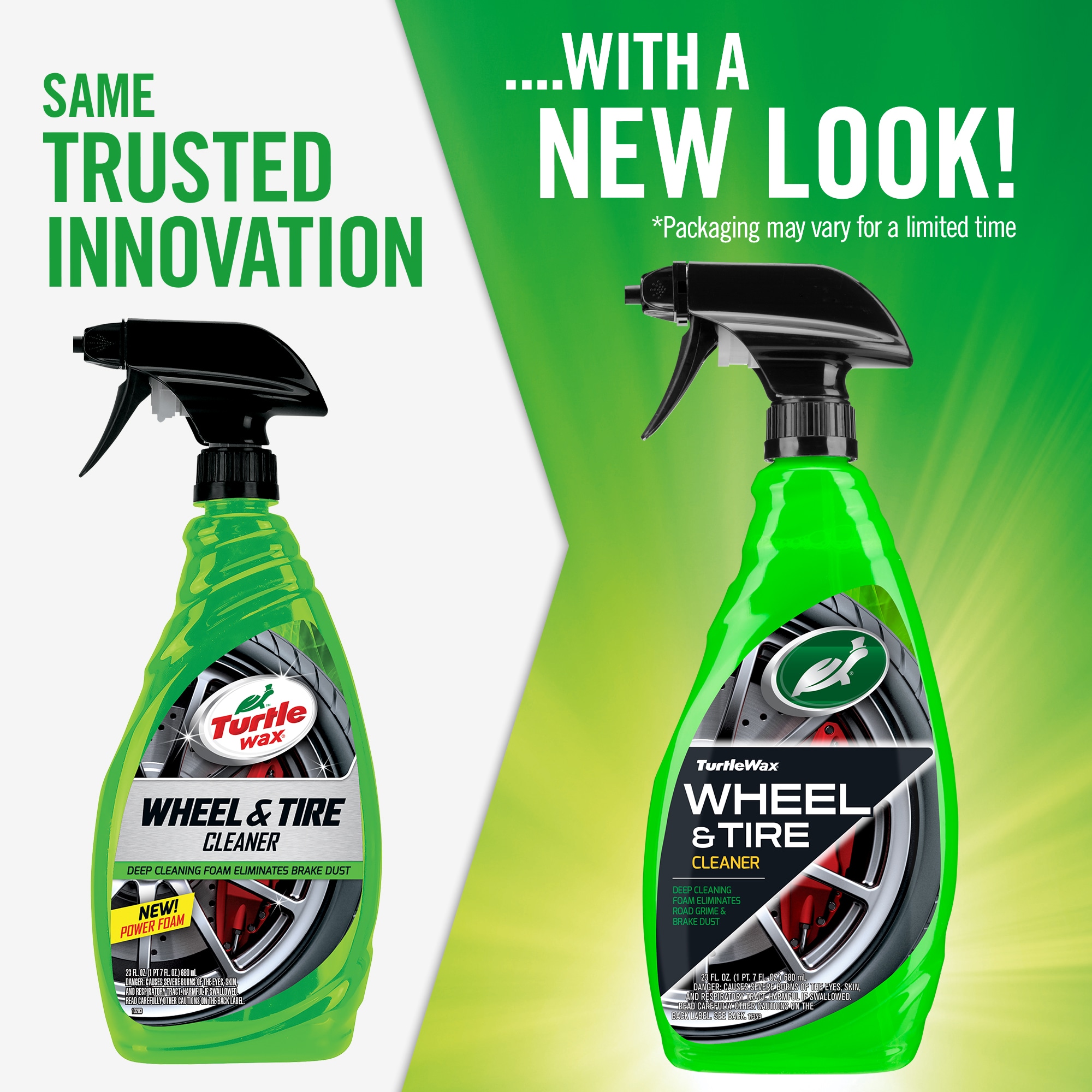 Limpiador de Ruedas y Llantas Turtle Wax de 23 onzas líquidas para lavado exterior de automóviles T18/50161