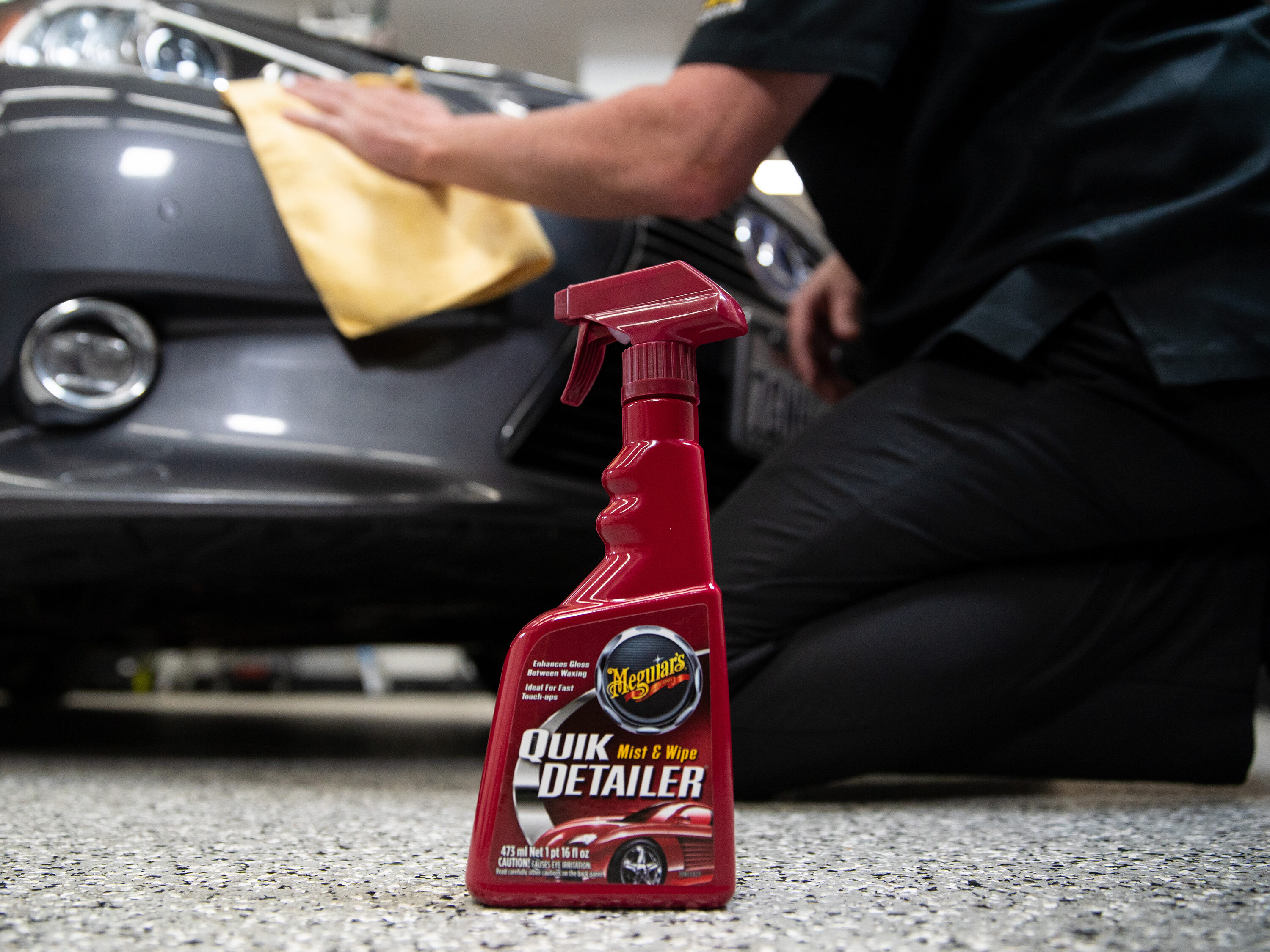Meguiar's Detallador Rápido en Aerosol y Limpieza de 16 Onzas Líquidas para el Exterior del Auto A3316