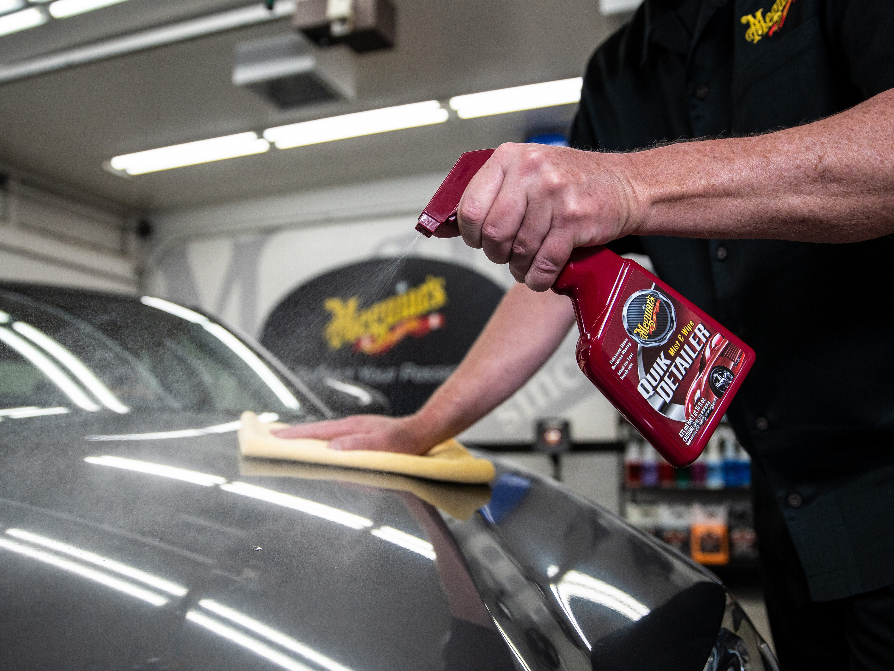 Meguiar's Detallador Rápido en Aerosol y Limpieza de 16 Onzas Líquidas para el Exterior del Auto A3316