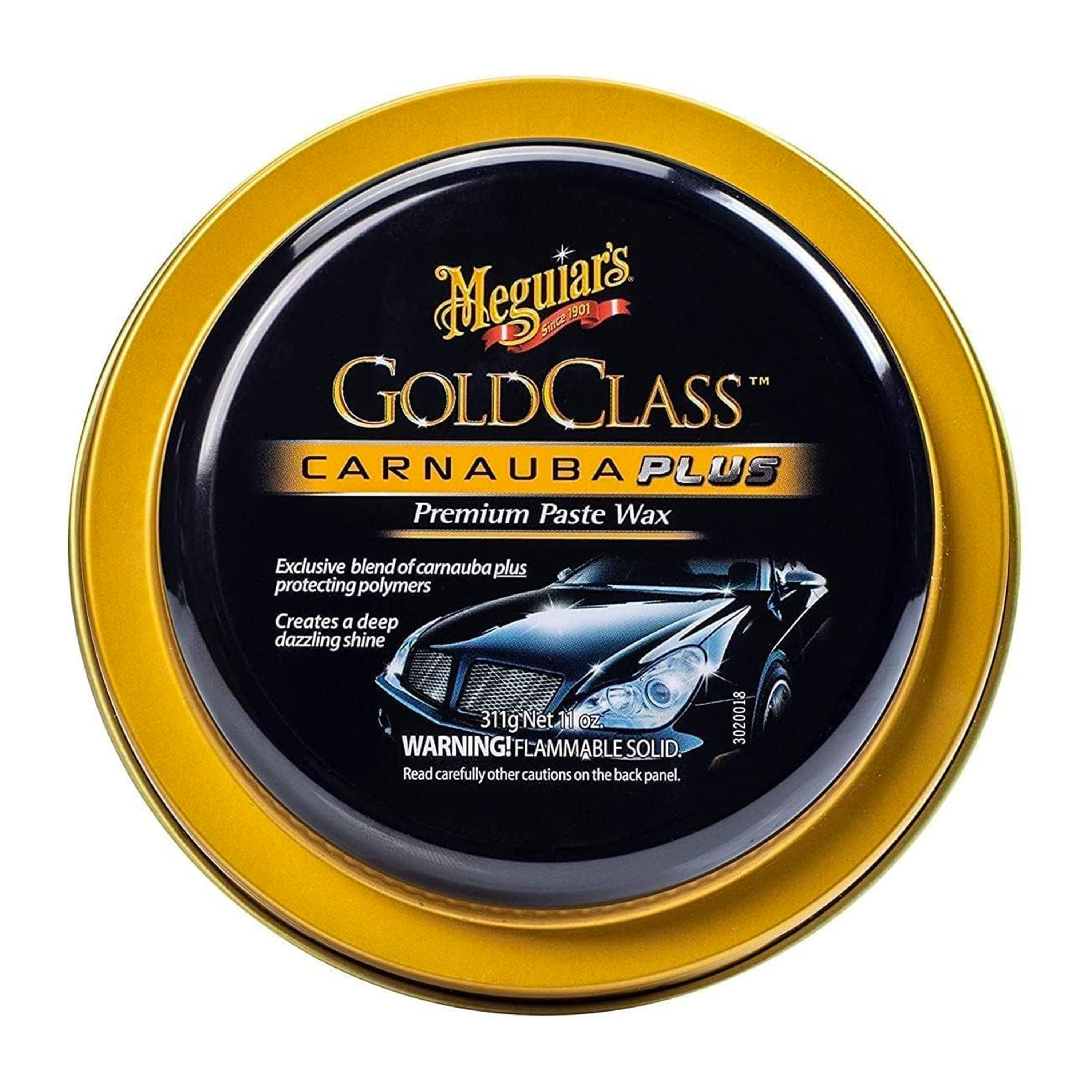 Cera para Auto Meguiar's Gold Class Carnauba Plus de 11 onzas G7014J