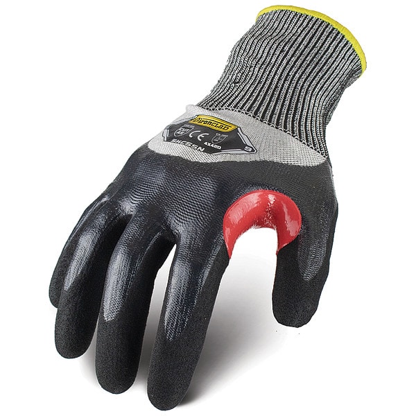 Guantes de punto Ironclad Performance Wear, Nivel de corte A7, galga 15, negro, 3XL (12) - SKC5SN2-07-XXXL