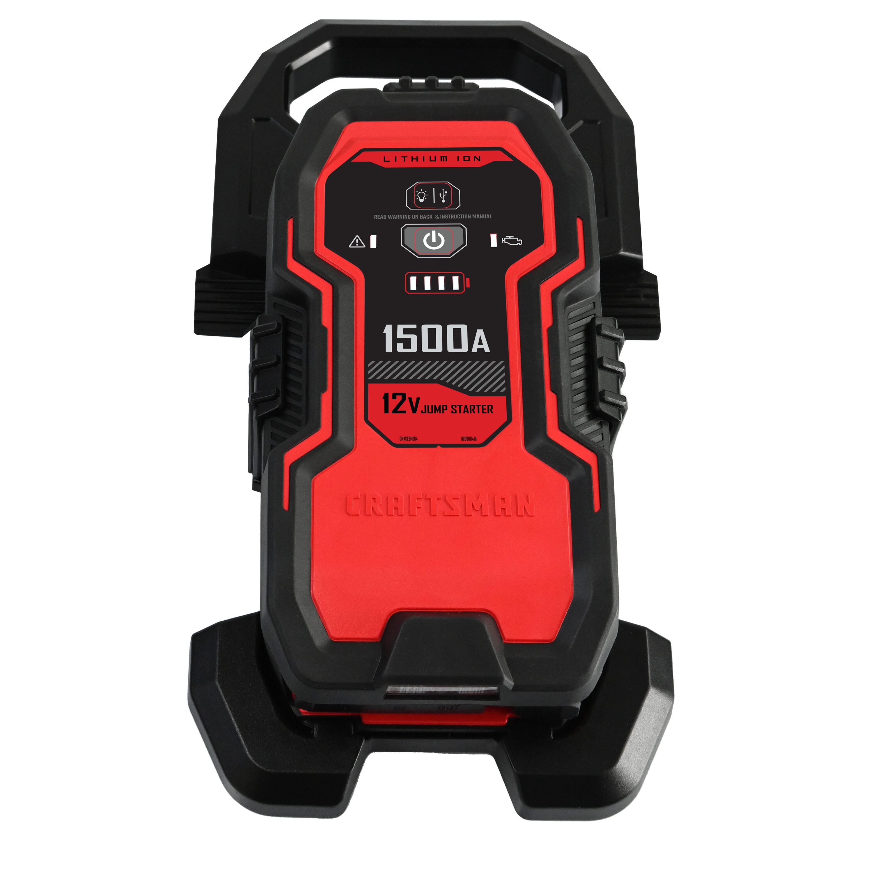 Arrancador de Batería Portátil para Auto de 1500 Amperios y 12 Voltios con Pantalla Digital