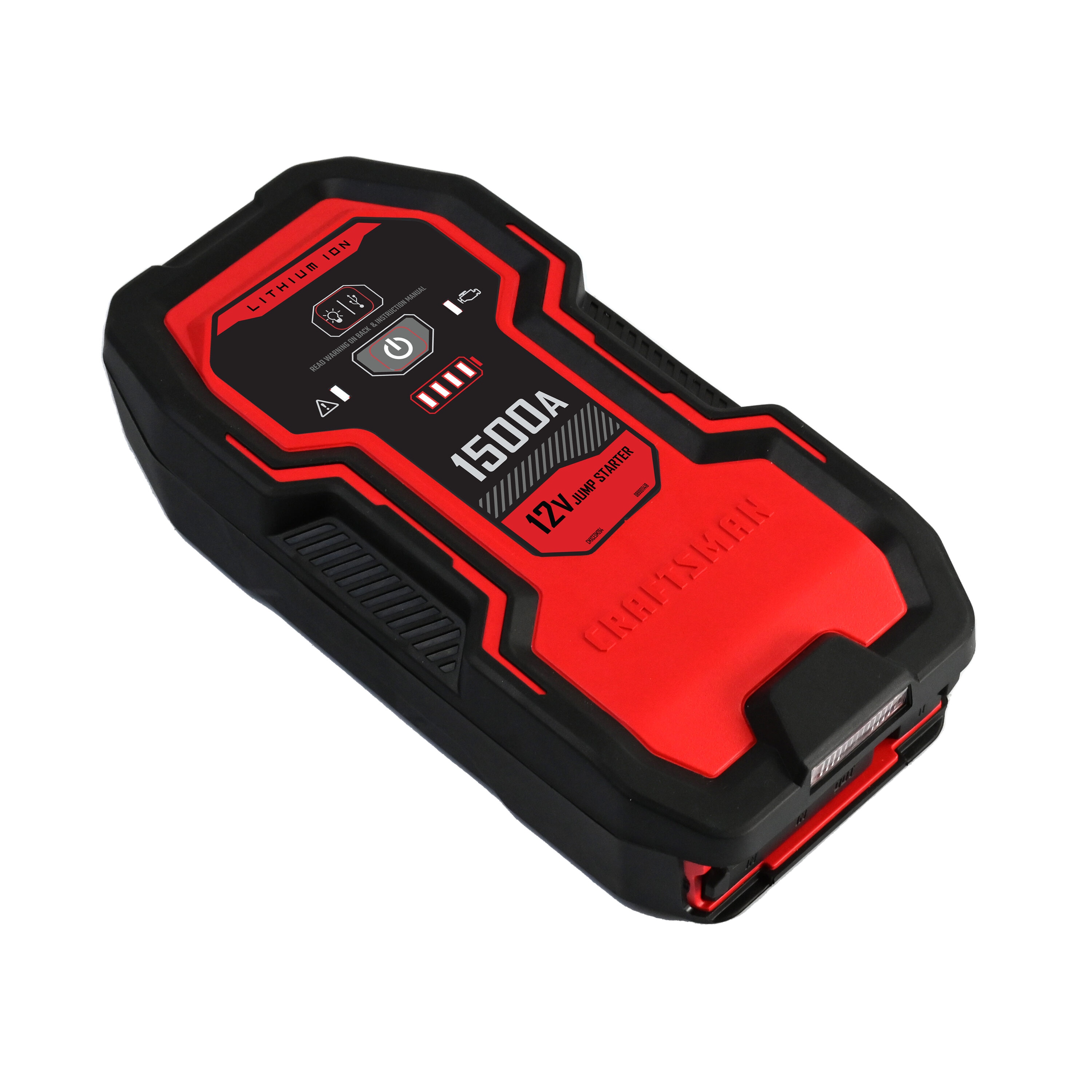 Arrancador de Batería Portátil para Auto de 1500 Amperios y 12 Voltios con Pantalla Digital