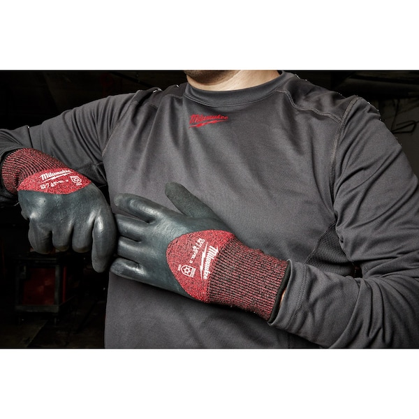Guantes aislantes Milwaukee Tool resistentes al corte, Nivel de corte A3, 15 ga - 48-22-8923B