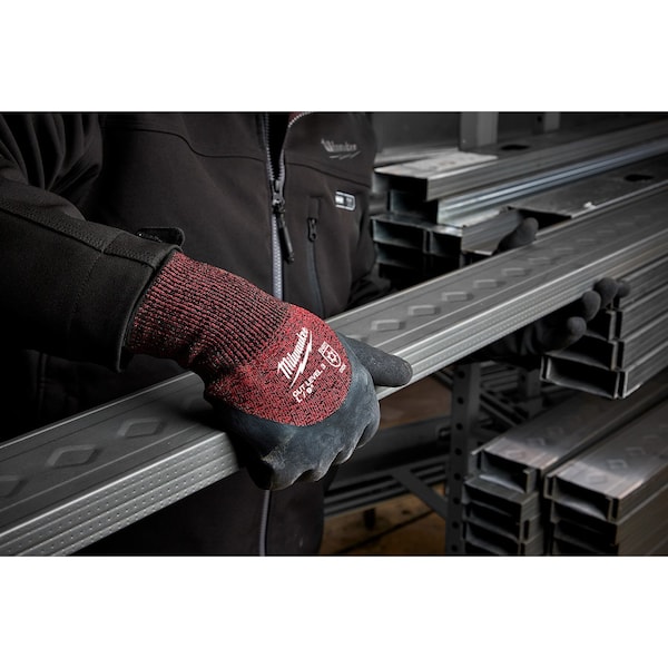 Guantes aislantes Milwaukee Tool resistentes al corte, Nivel de corte A3, 15 ga - 48-22-8923B