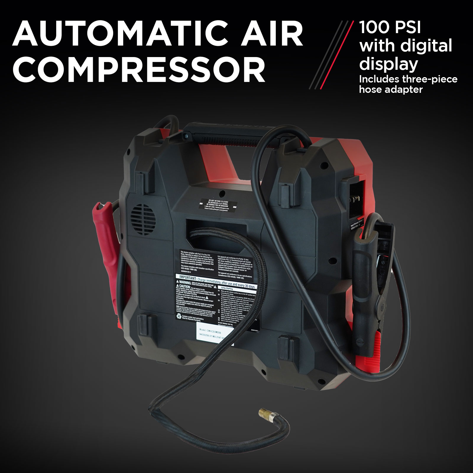 Arrancador de Batería Portátil de Coche de 1200 amperios y 12 voltios con Pantalla Digital - Modelo CMXCESM256 de CRAFTSMAN