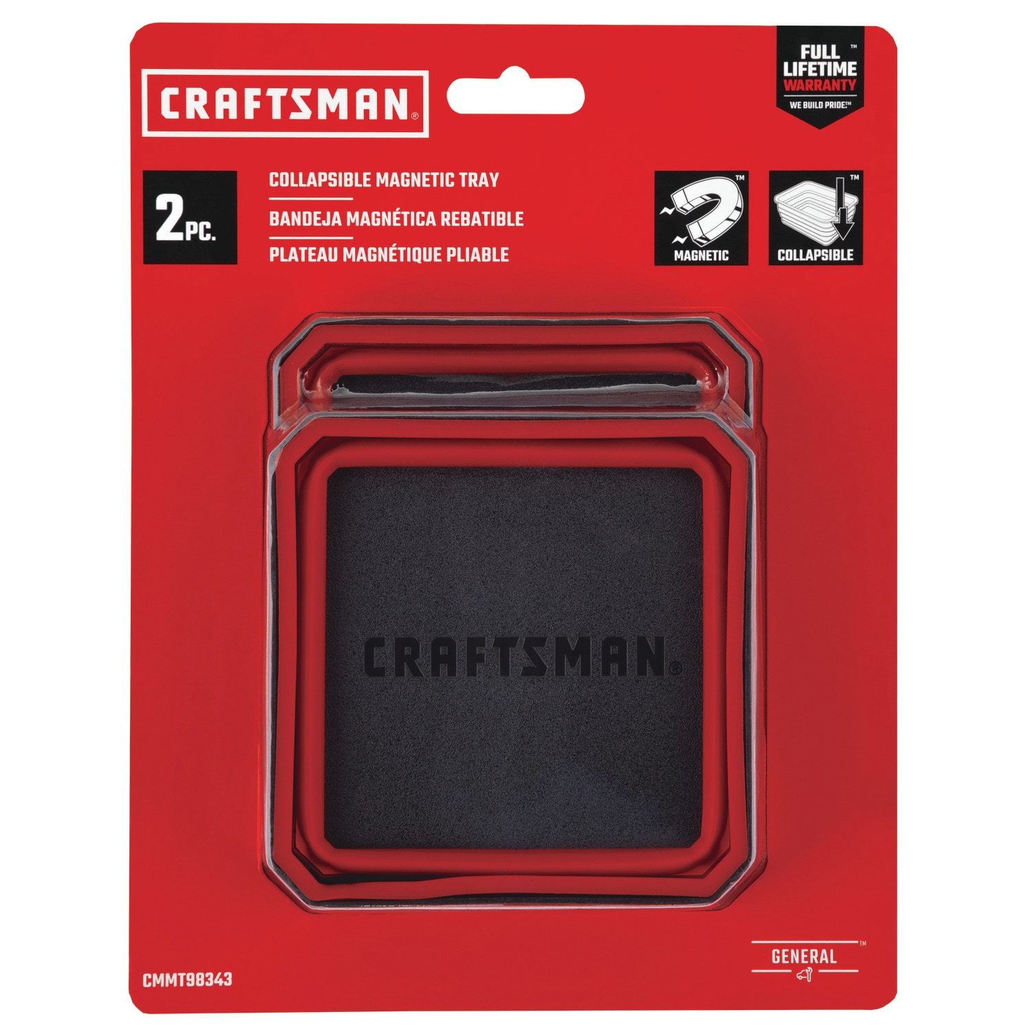 Charola Magnética para Automóviles Plegable en Paquete de 2 Craftsmen CMMT98343