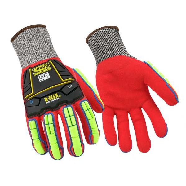 Guantes recubiertos Ansell, Nivel de corte A6, 13 ga, Gris, L - 068-10