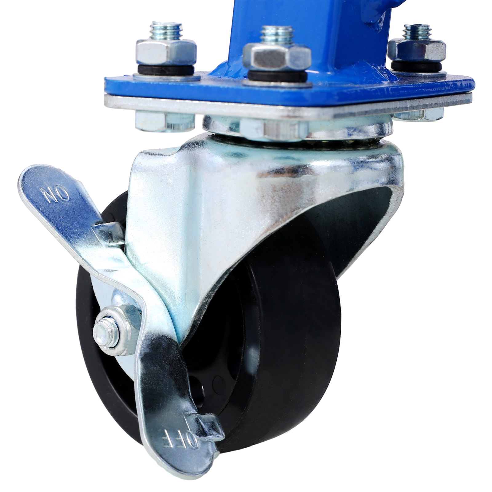 Gato hidráulico de tijera de acero azul de 0.13 toneladas Maocao Hoom FZ-77207