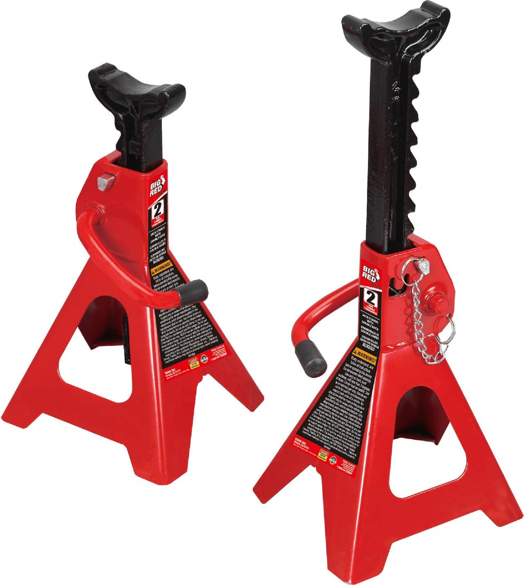 Gato de garras rojo de acero de 6 toneladas "Big Red" T46002A