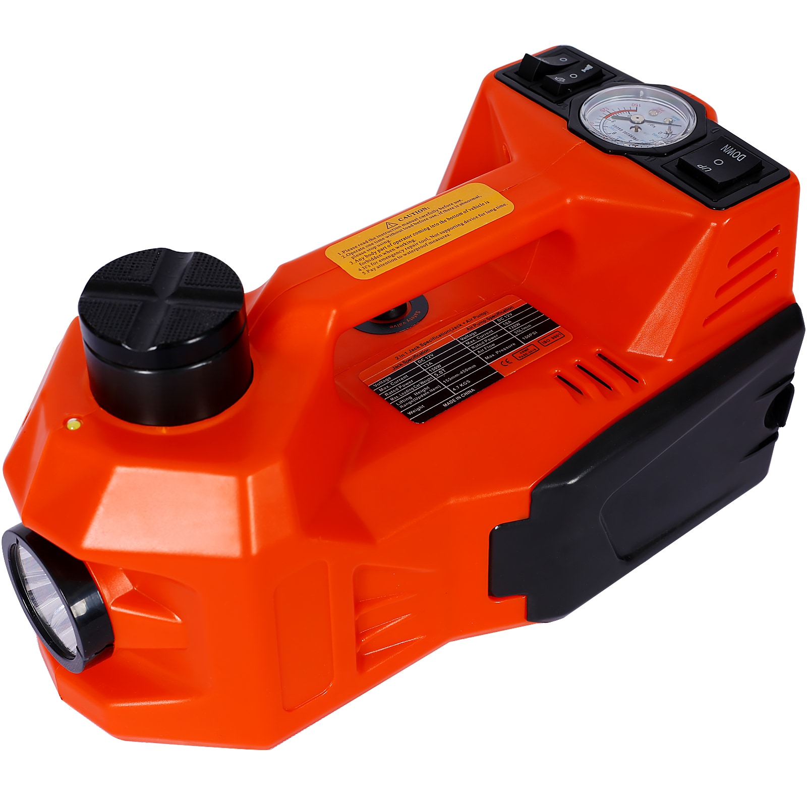 Kit de gato hidráulico de plástico de 5 toneladas Siavonce Orange XHW46560408