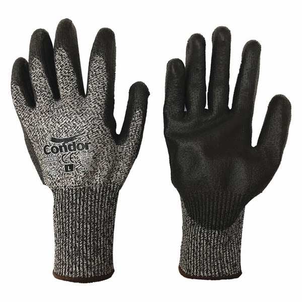 Guante resistente a cortes Condor, Nivel de Corte A4, 13 ga, Gris, 2XL - 61CV68