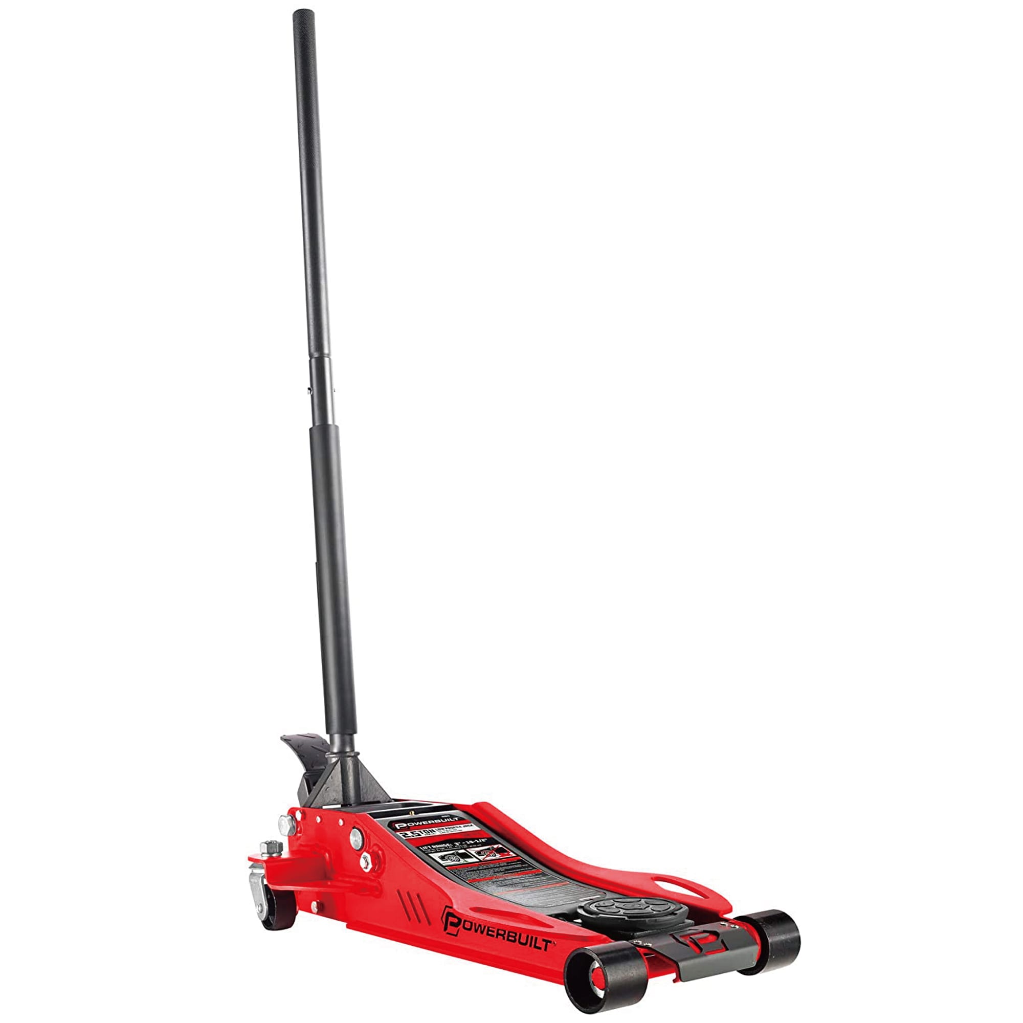 Gato hidráulico de perfil bajo Powerbuilt Rojo de 2.5 toneladas 240076.