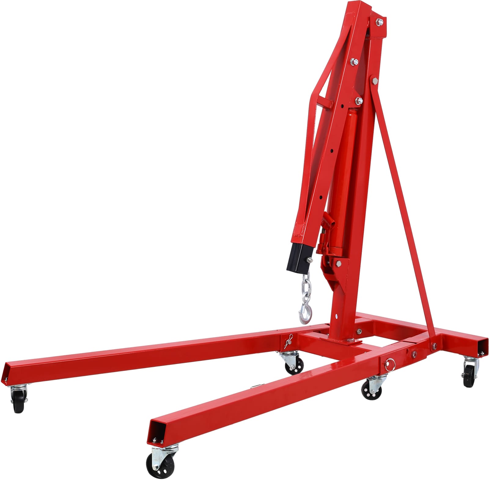 Grúa levanta motores plegable de 2 toneladas Maocao Hoom, elevador de taller con ruedas de hierro fundido, resistente, de acero pesado FZW465S00029