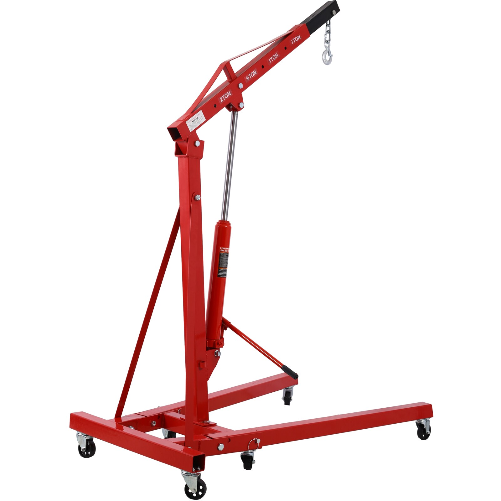 Grúa levanta motores plegable de 2 toneladas Maocao Hoom, elevador de taller con ruedas de hierro fundido, resistente, de acero pesado FZW465S00029