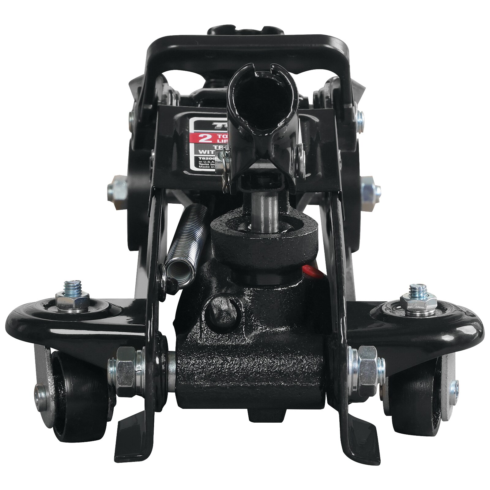 Gato hidráulico de piso manual de acero negro de 2 toneladas Torin T82002R
