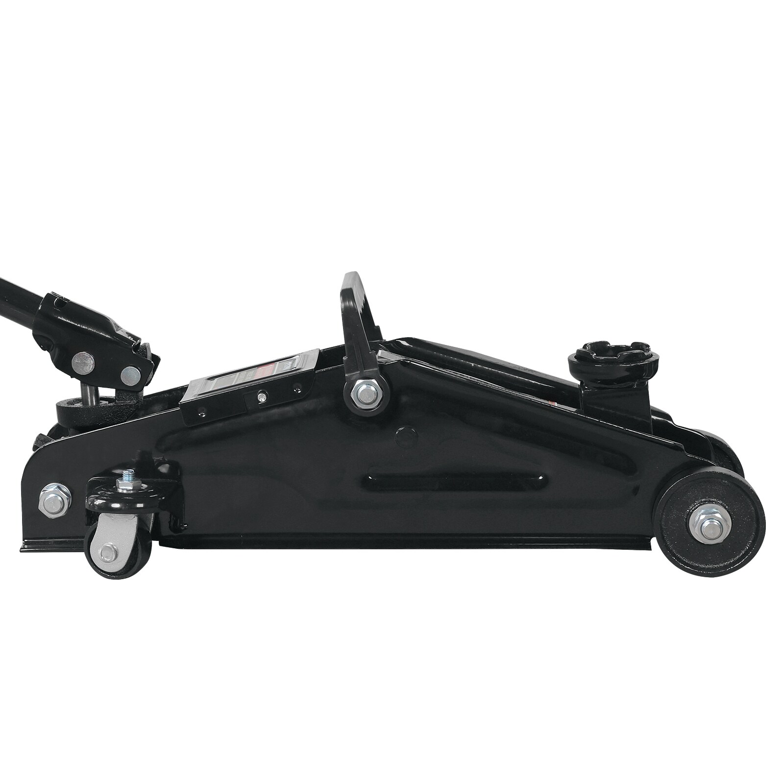 Gato hidráulico de piso manual de acero negro de 2 toneladas Torin T82002R