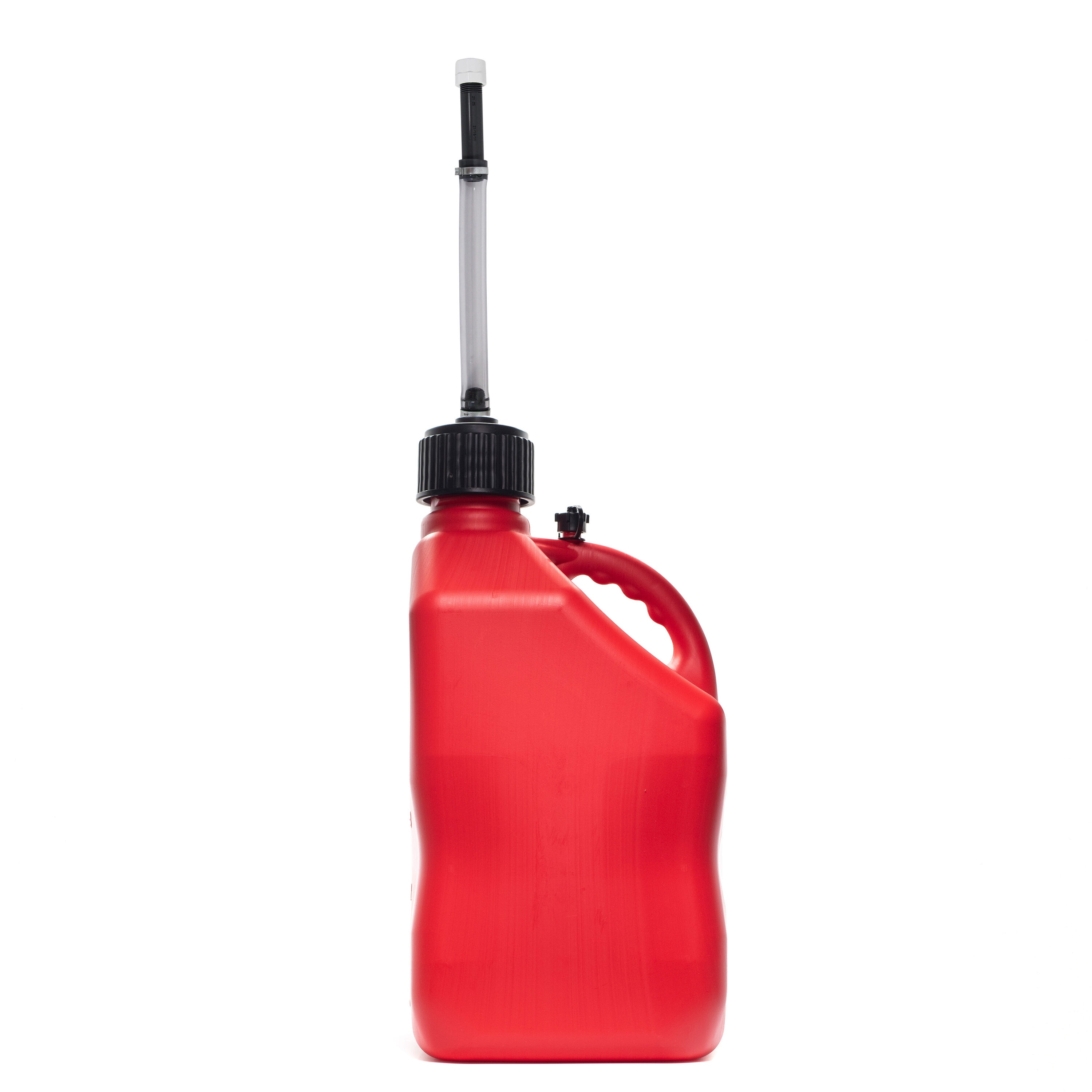 Bidón de utilidad VP Racing Fuels Rojo de 5.5 galones con manguera de lujo para motorsport