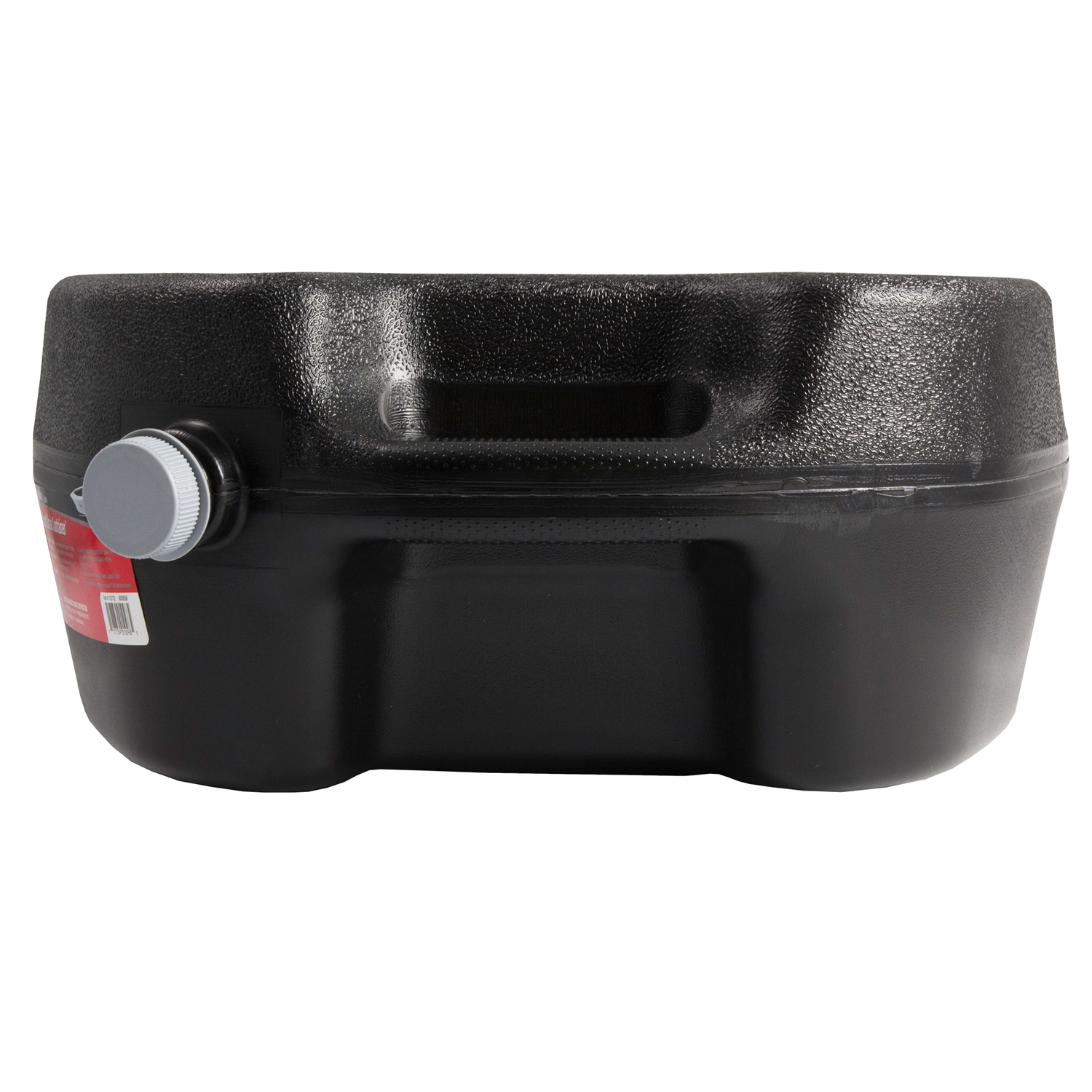 Bandeja de drenaje de aceite negro duradero Hopkins con rebaje profundo y asas ergonómicas - Fácil transporte y almacenamiento 42004MI
