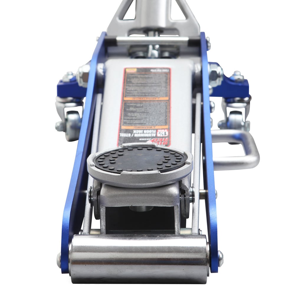 Gato hidráulico manual de piso Big Red Blue de 1.5 toneladas de aluminio/acero T815016L