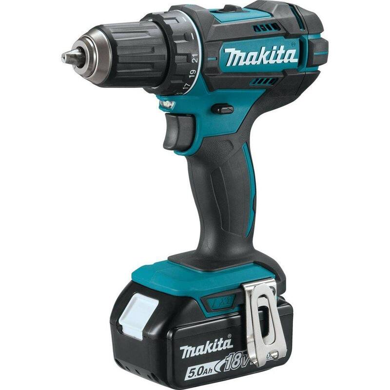 Herramienta Taladro-Atornillador Inalámbrico de Litio-Ion 18V LXT de 1/2 pulgada de Makita (Solo Herramienta) - XFD10Z