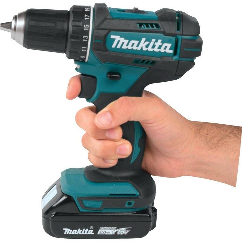 Herramienta Taladro-Atornillador Inalámbrico de Litio-Ion 18V LXT de 1/2 pulgada de Makita (Solo Herramienta) - XFD10Z
