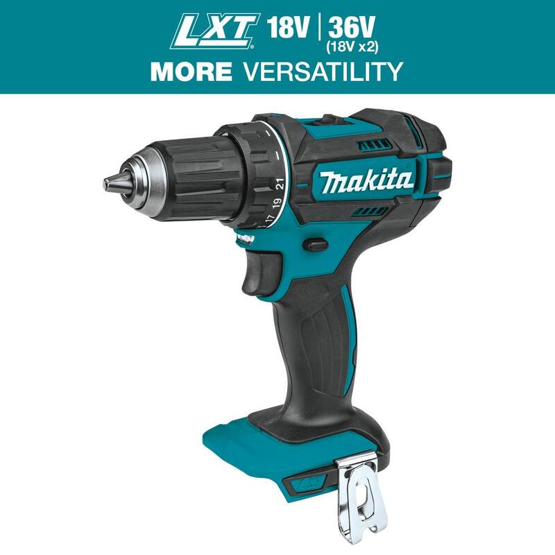 Herramienta Taladro-Atornillador Inalámbrico de Litio-Ion 18V LXT de 1/2 pulgada de Makita (Solo Herramienta) - XFD10Z