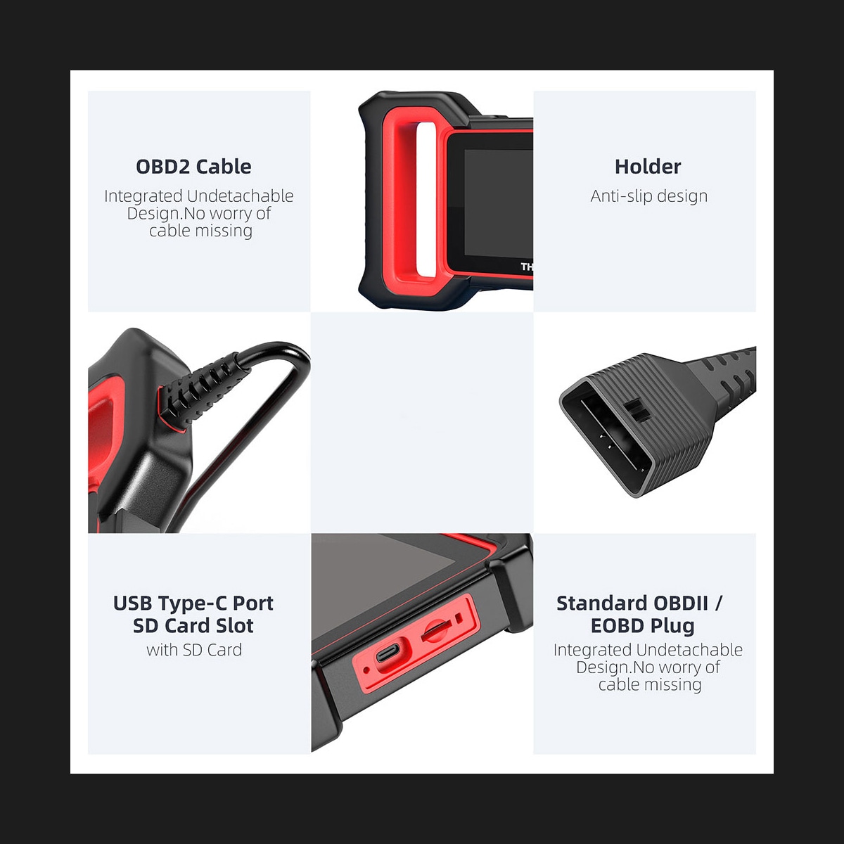 Tableta de Diagnóstico de Vehículos THINKCAR de 5 pulgadas con Escáner OBD2 SCAN PLUS S7 303020022
