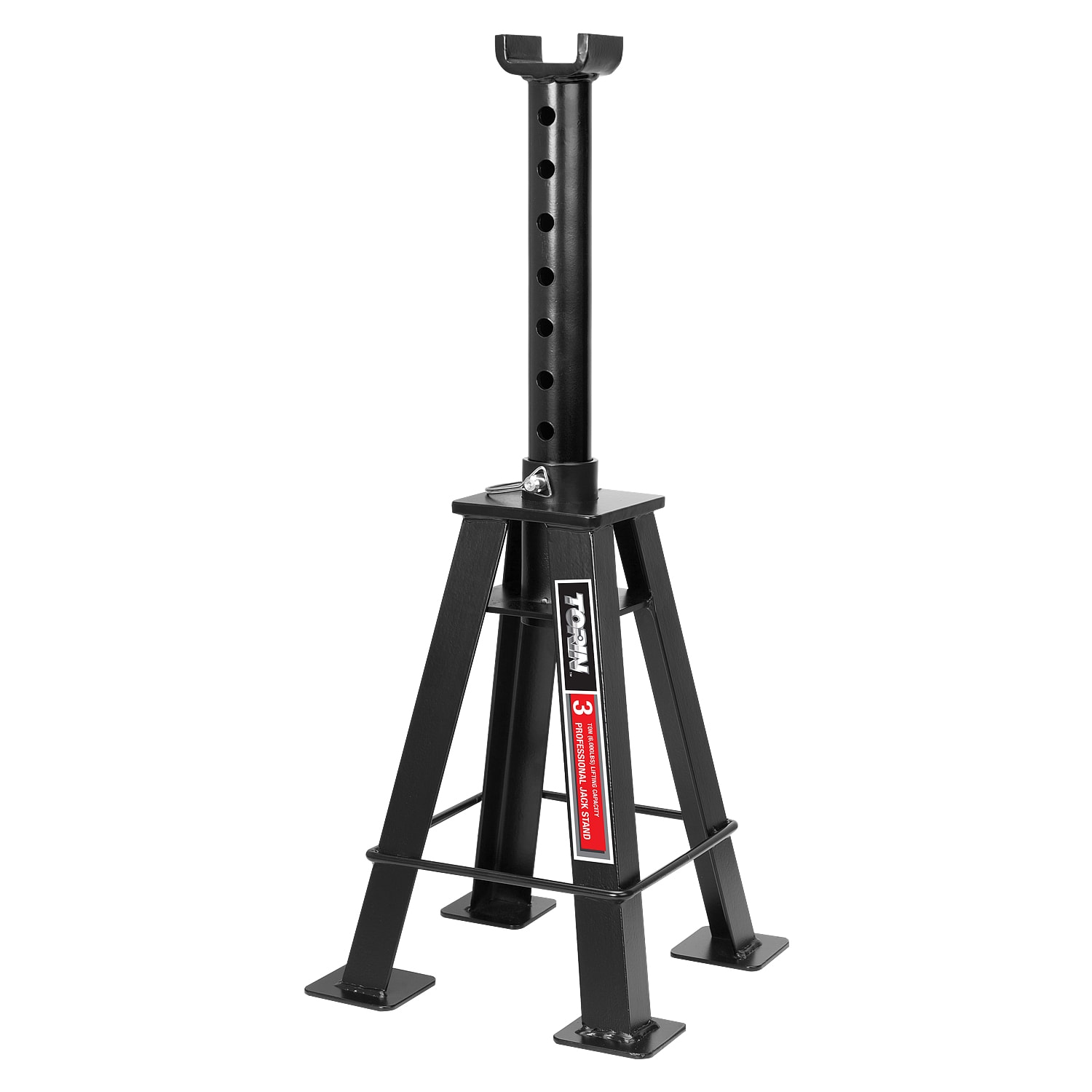 Soporte gato de acero manual Torin Black de 3 toneladas T43007H.